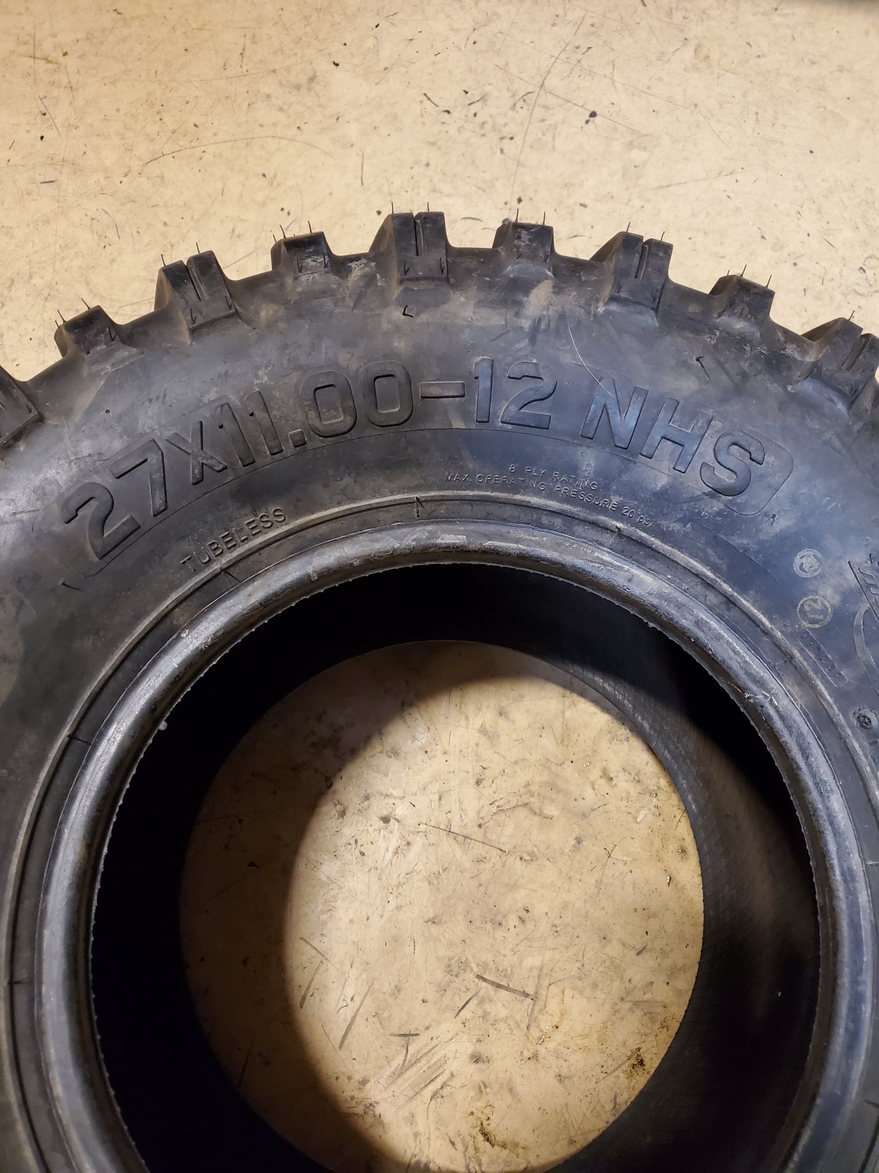 GREENBALL DIRT COMMANDER BSW  27 11 12 8PLY ATV/UTV TIRE AE122711DC
