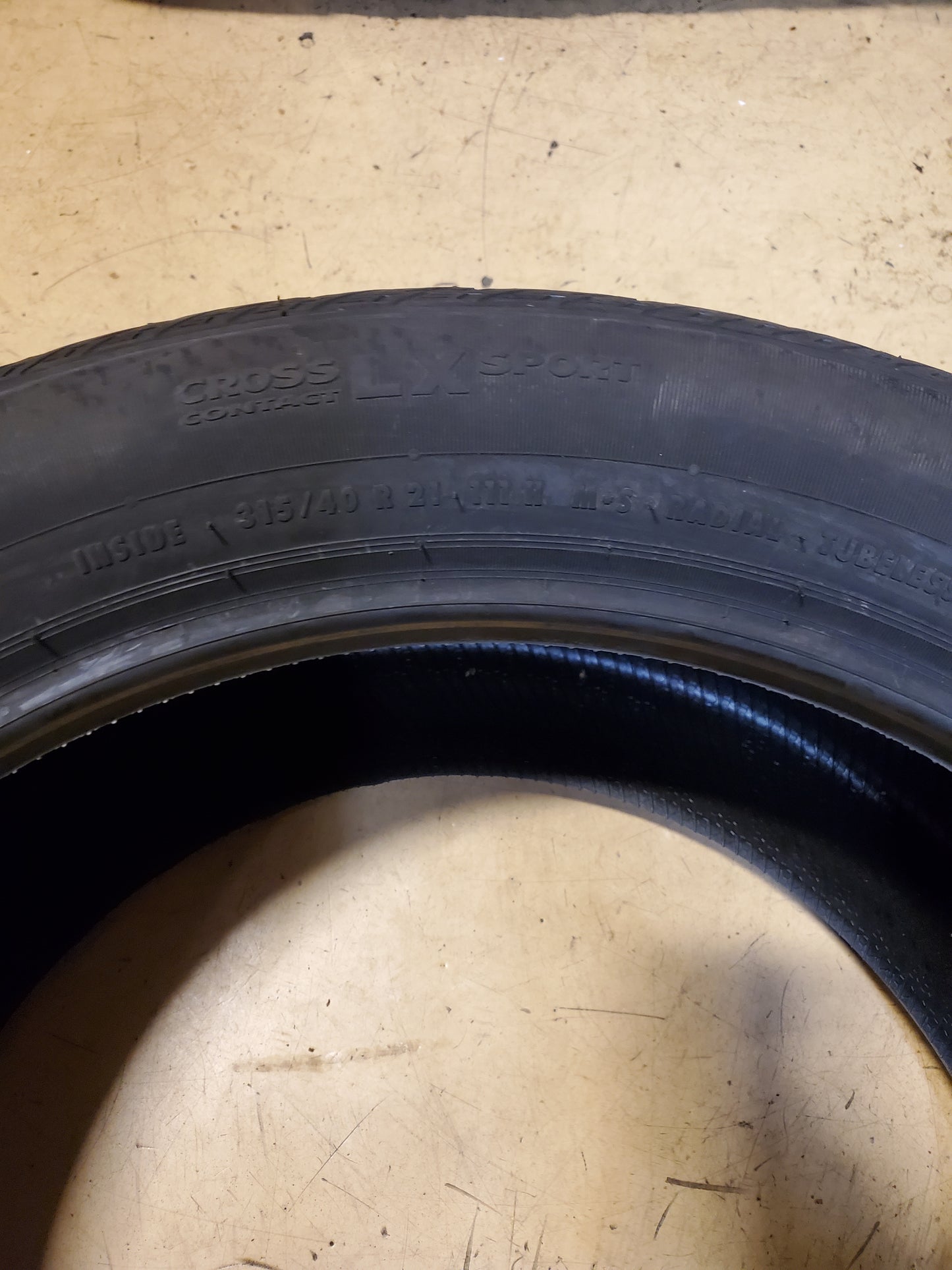 CONTINENTAL CROSSCONTACT LX SPORT MO BSW P 315 40 21 111H TIRE 03543250000