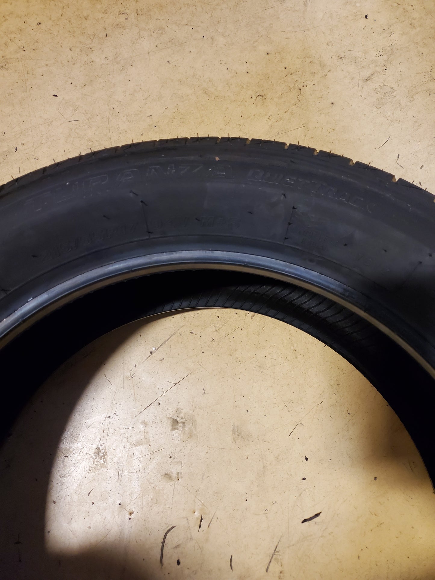 BRIDGESTONE TURANZA QUIETTRACK BSW P 215 55 17 94V ALL SEASON TIRE 000067
