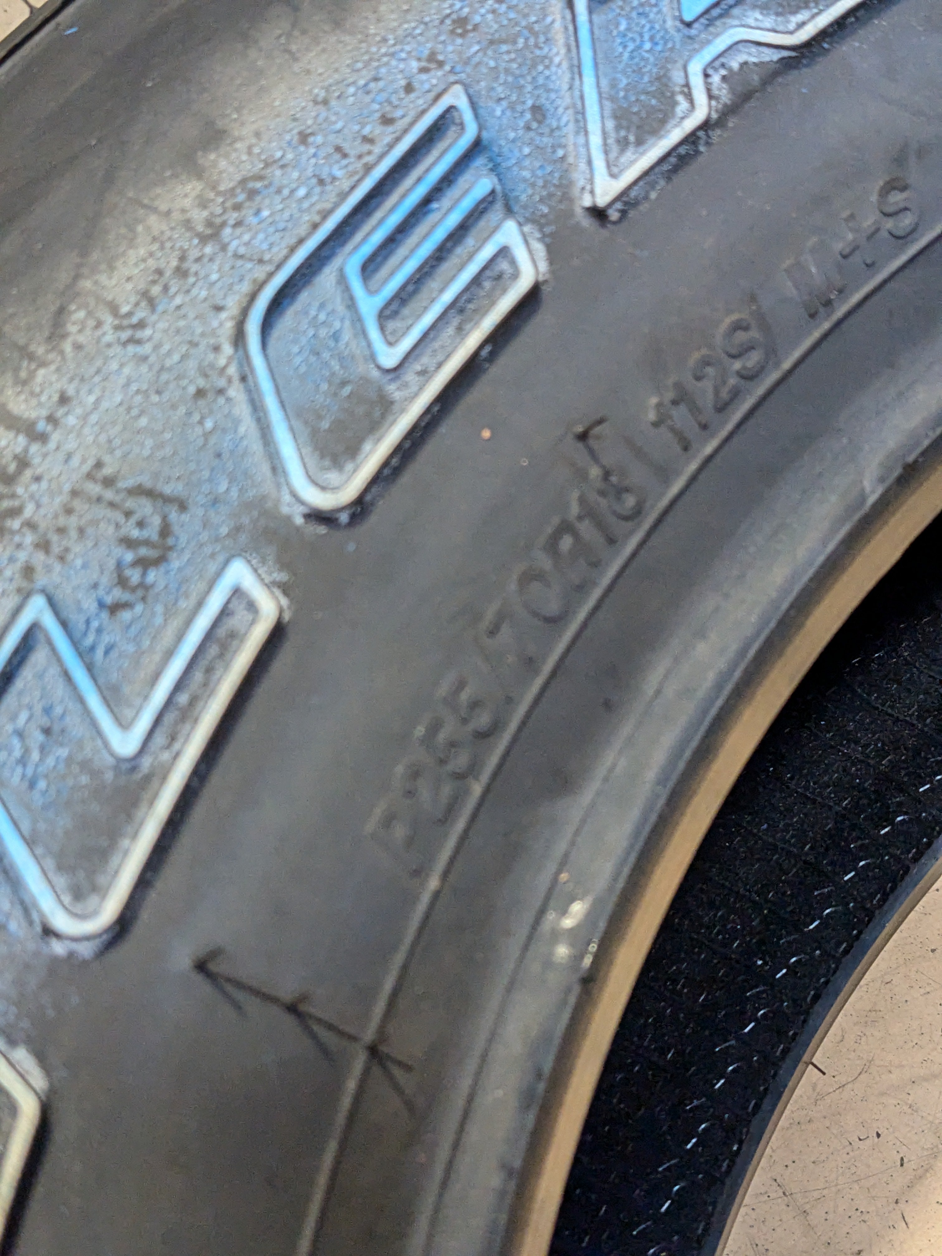 (KSL ONLY) 4 BRIDGESTONE DUELER A/T RHS OWL P 255 70 18 112S SL ALL TERRAIN TRUCK TIRE 057945
