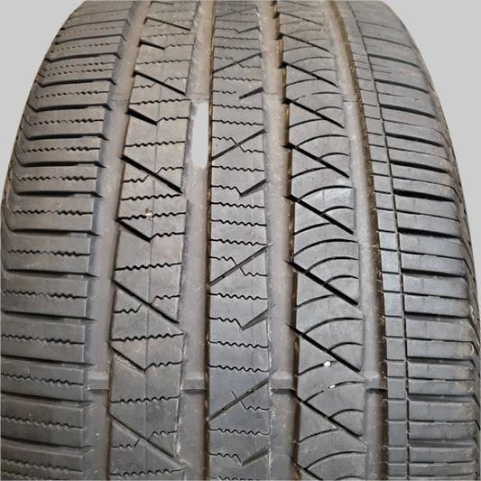 USED 8/32” OF 10/32” CONTINENTAL CROSSCONTACT LX SPORT (AO) AUDI P 285 40 22 110H XL HIGHWAY A/S TIRE 15504750000