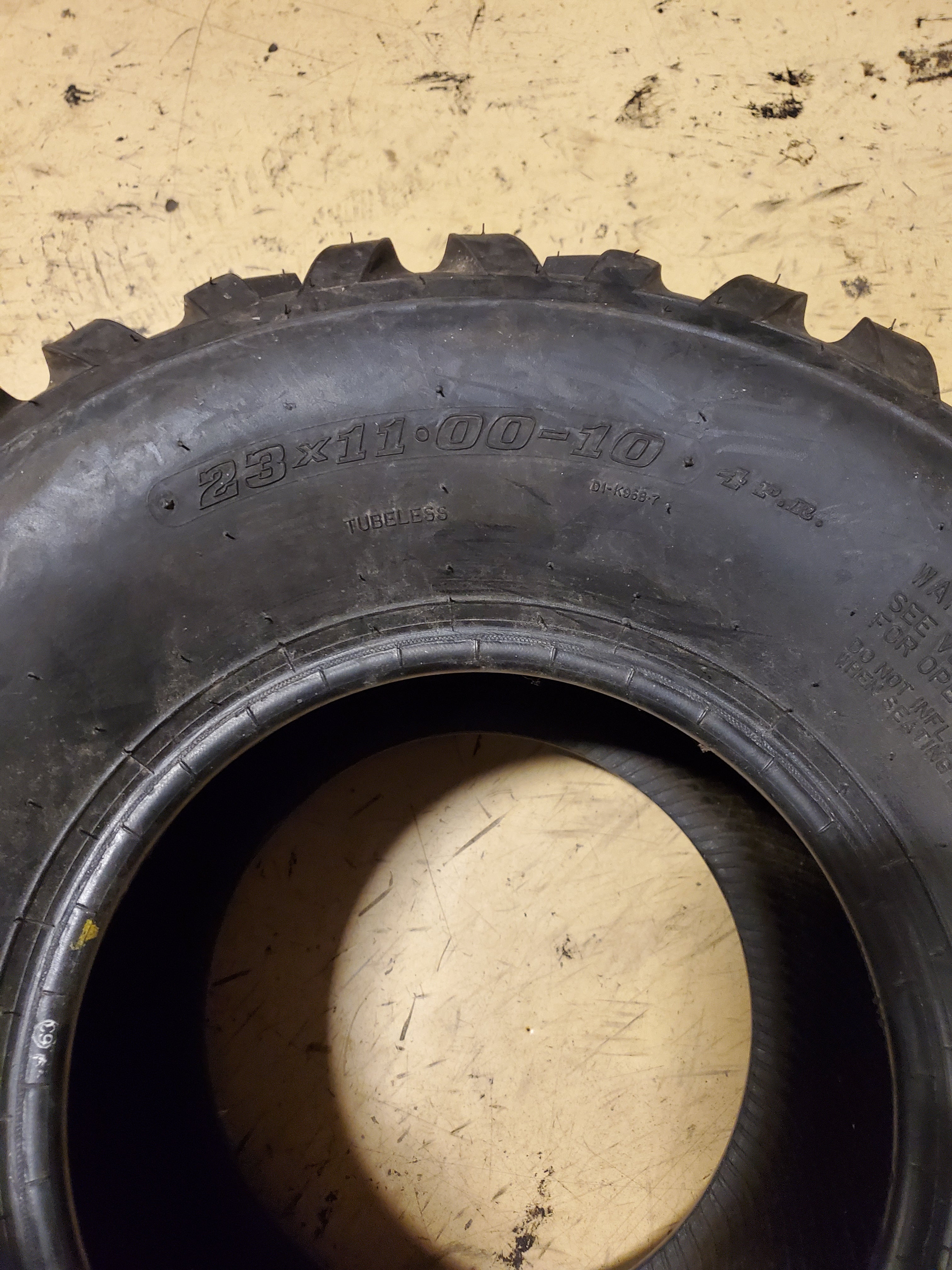 DURO DIK968 BSW 23 11 10 4PLY ATV/UTV TIRE 31K968102311B