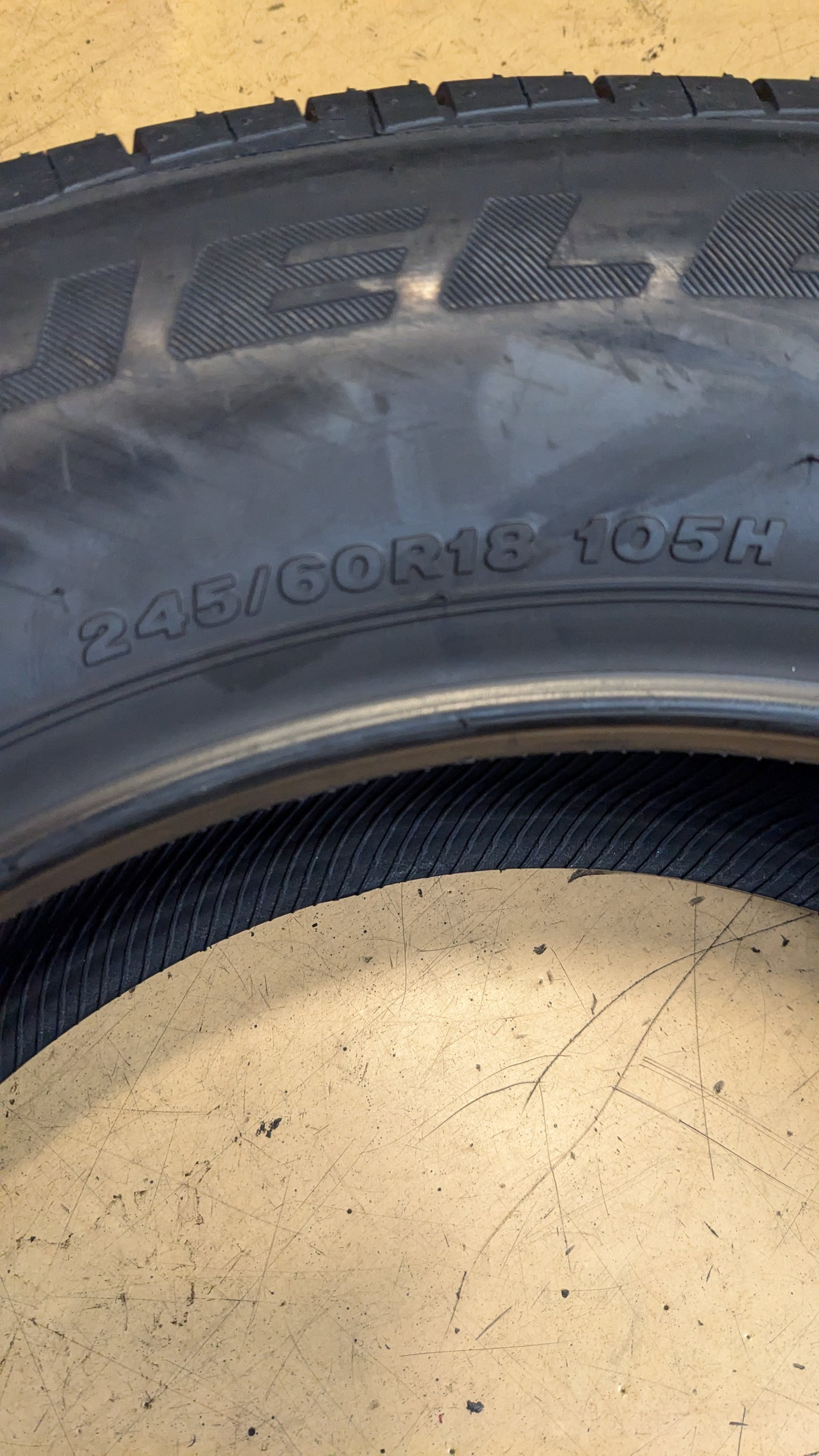 BRIDGESTONE DUELER H/P SPORT AS BSW P 245 60 18 105H ALL SEASON TIRE 011788