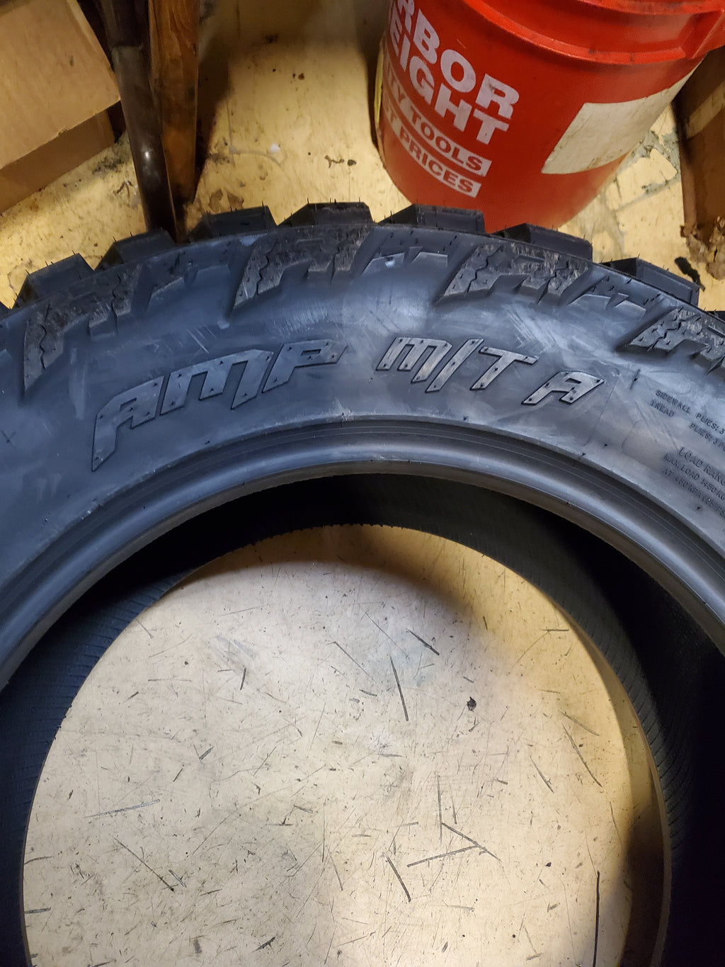 2 NOS AMP TERRAIN ATTACK M/T A LT 35 12.50 20 121Q 10PLY MUD TIRE 35125020AMPCM2