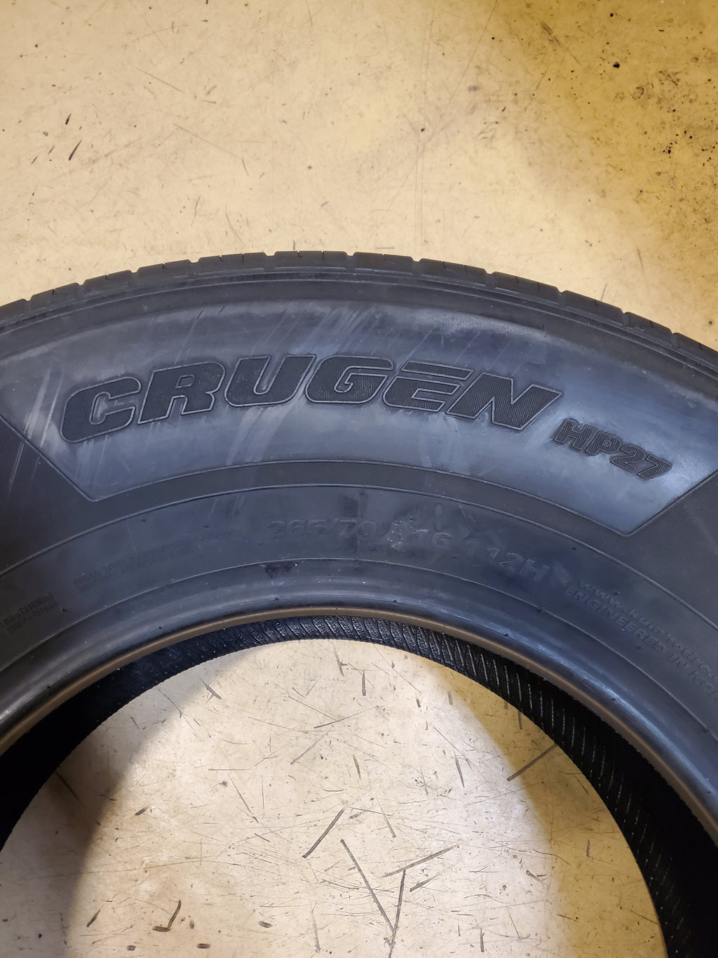 4 KUMHO CRUGEN HP27 BSW P 265 70 16 112H ALL SEASON TIRE 2346343