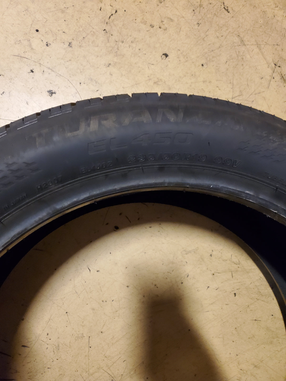 BRIDGESTONE TURANZA EL450 BSW P 235 50 19 99V ALL SEASON TIRE 014816