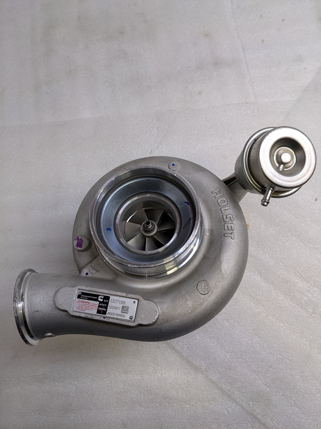 GENUINE CUMMINS 5327715RX TURBOCHARGER HX35G REMANUFACTURED B2
