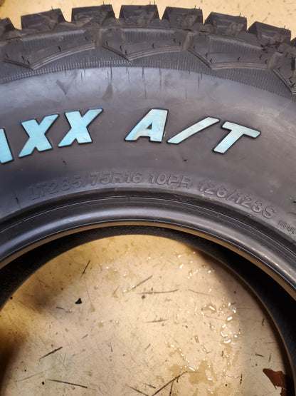 2 LANDSPIDER WILDTRAXX A/T RWL LT 285 75 16 126/123S 10PLY ALL TERRAIN TIRE DAT025