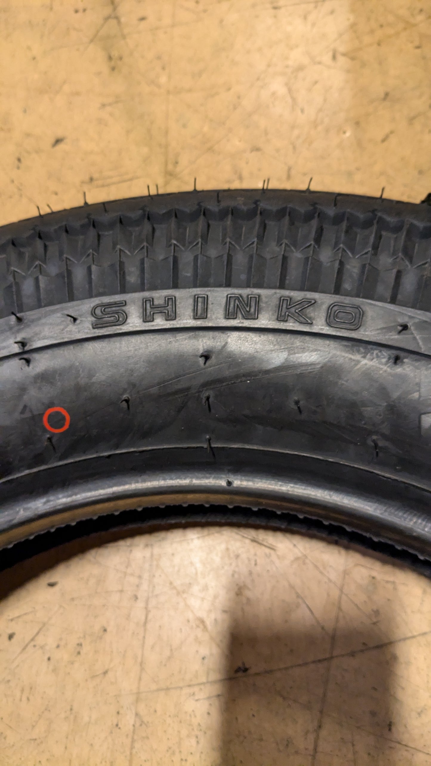 SHINKO 270 SUPER CLASSIC BSW P 5 16 72H  DUAL MOTORCYCLE TIRE 874620