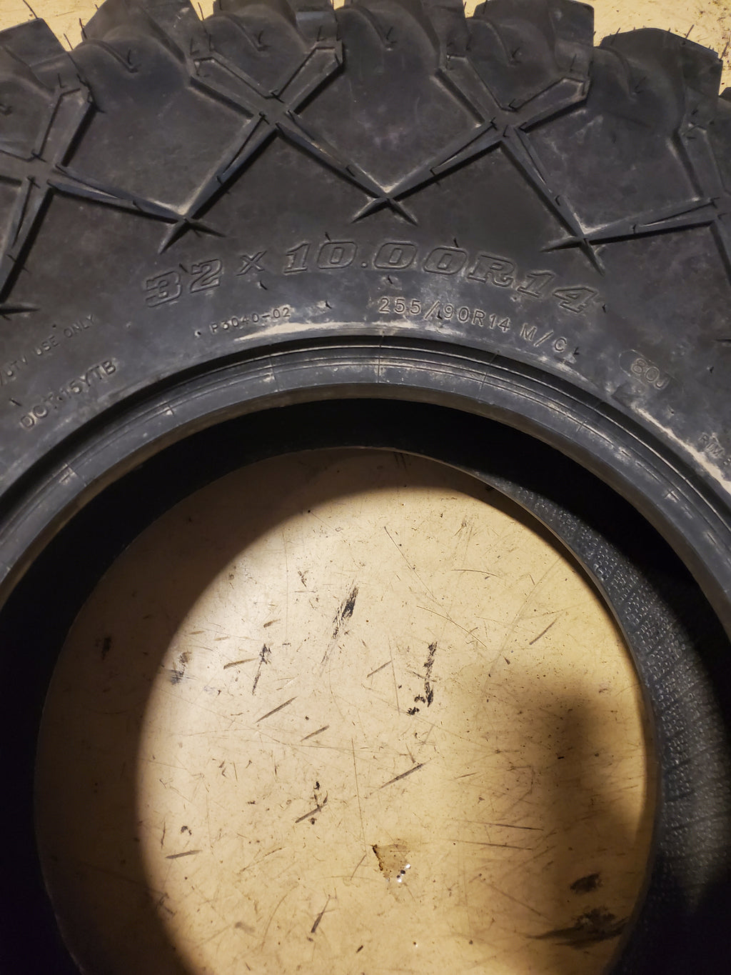 NOS TUSK TERRABITE BSW 32 10 14 80J 8PLY ATV/UTV TIRE TSKRM89300