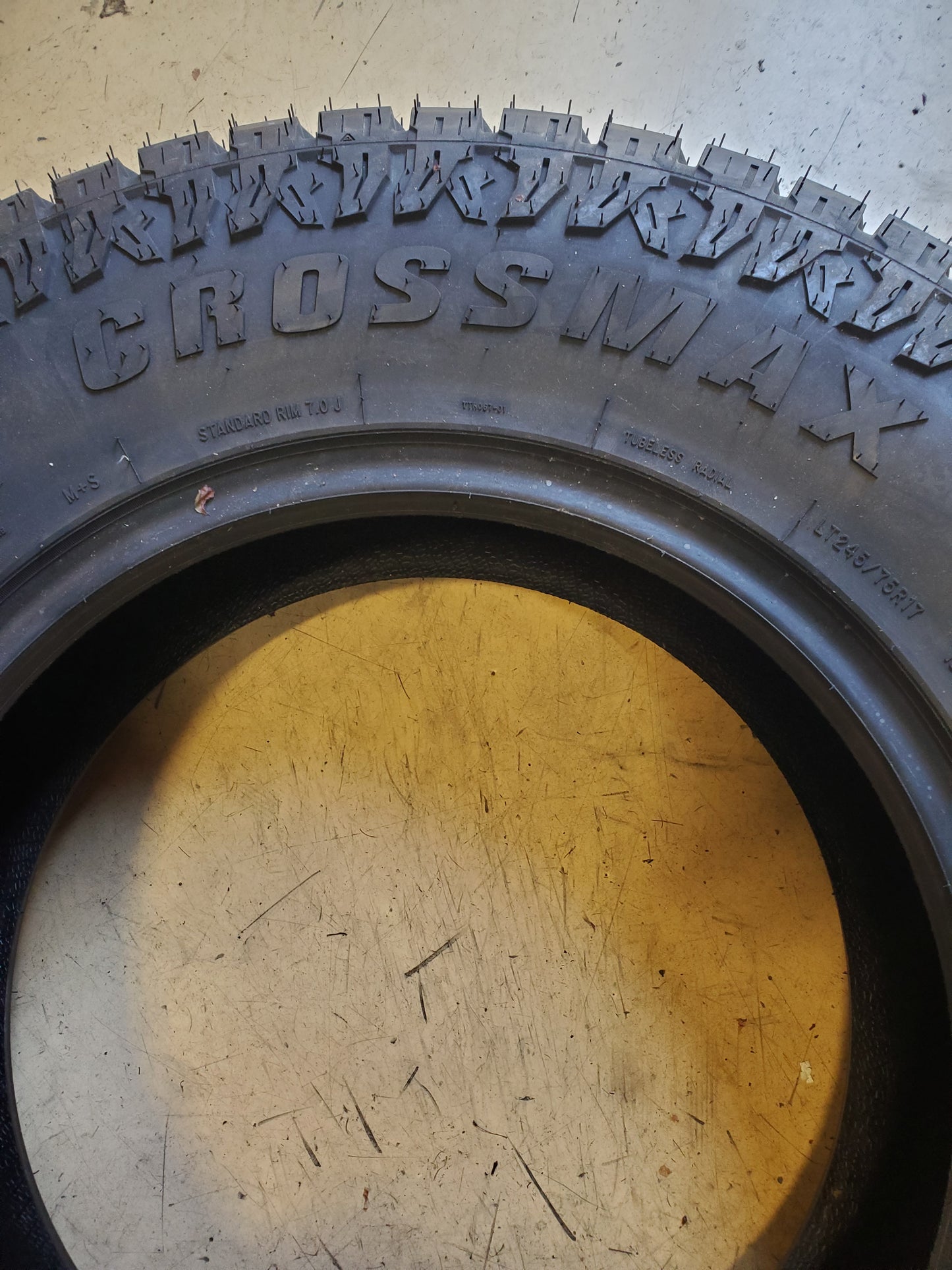 CROSSMAX AT-1 BSW LT 245 75 17 121/118S 10PLY ALL TERRAIN TIRE LTR1702ATCS