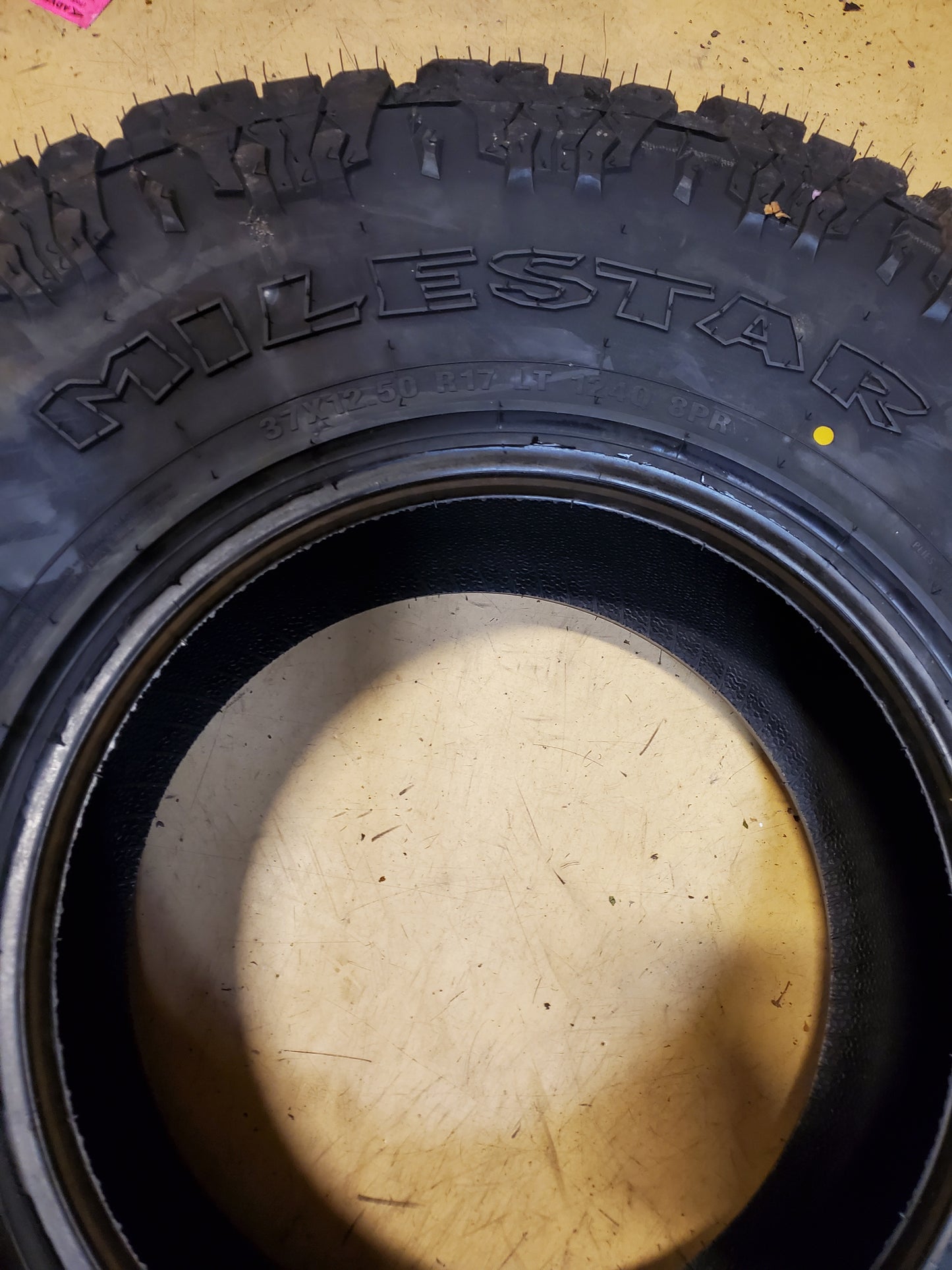 MILESTAR PATAGONIA M/T-02 BSW LT 37 12.5 17 124Q 8PLY MUD TIRE 22050504
