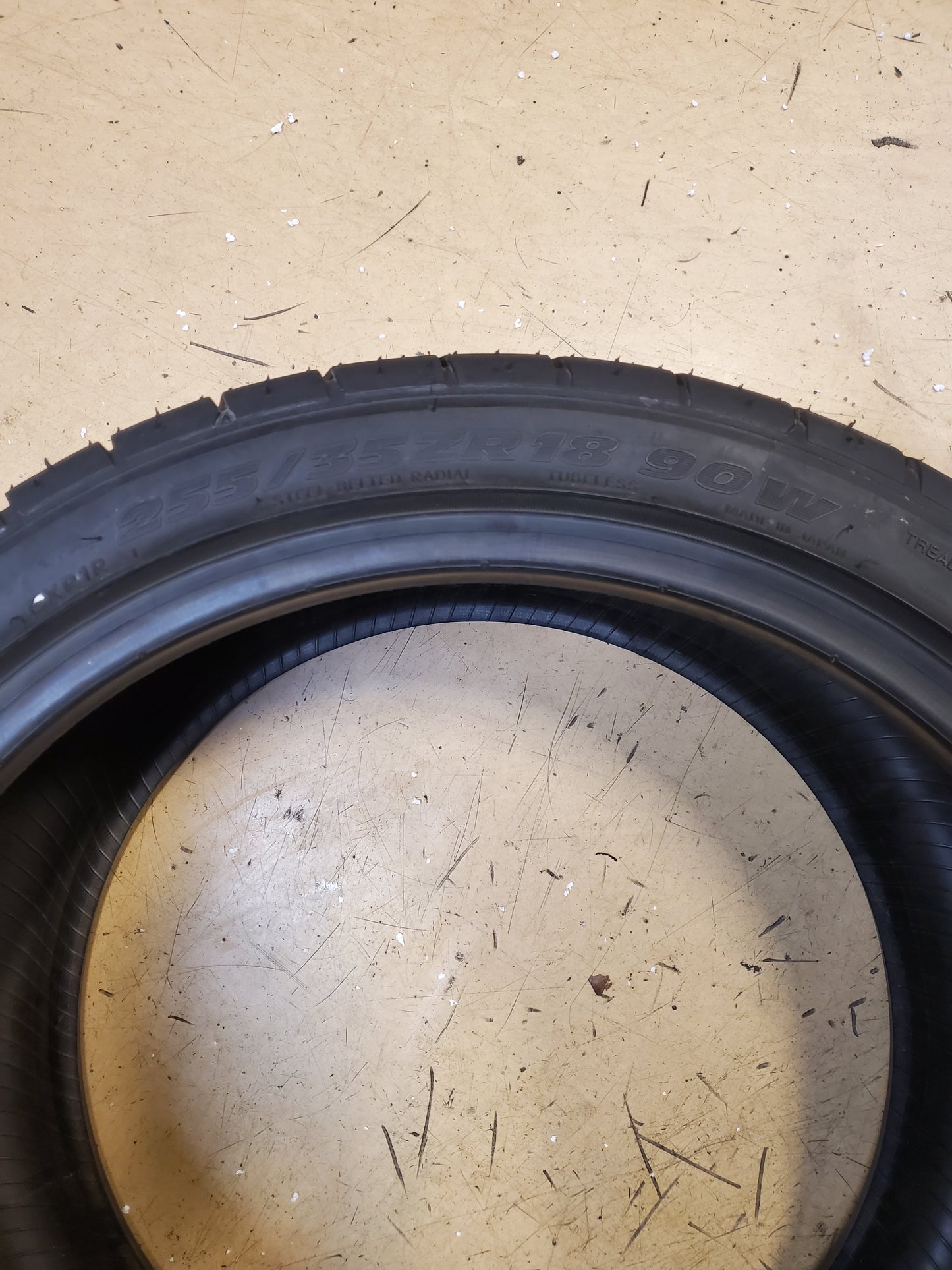 TOYO PROXES R1R BSW P 255 35 18 90W AUTOCROSS TIRE 145090