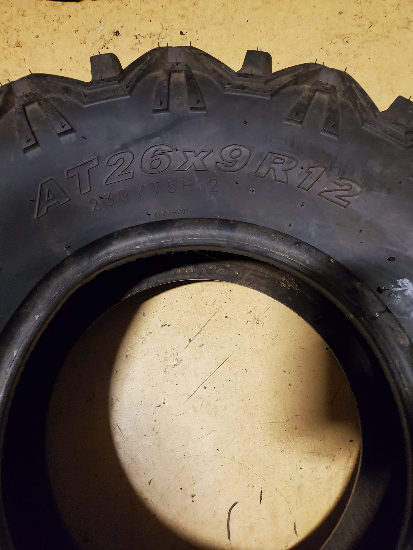 NOS KENDA BEAR CLAW HTR BSW AT 26 9 12 8PLY ATV/UTV TIRE 085871269D1