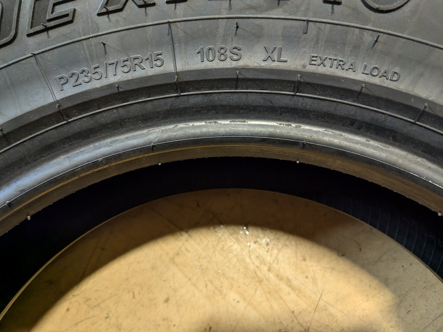 DEXTERO ALL TERRAIN DAT 1 BSW P 235 75 15 108S XL TIRE 100UAY601