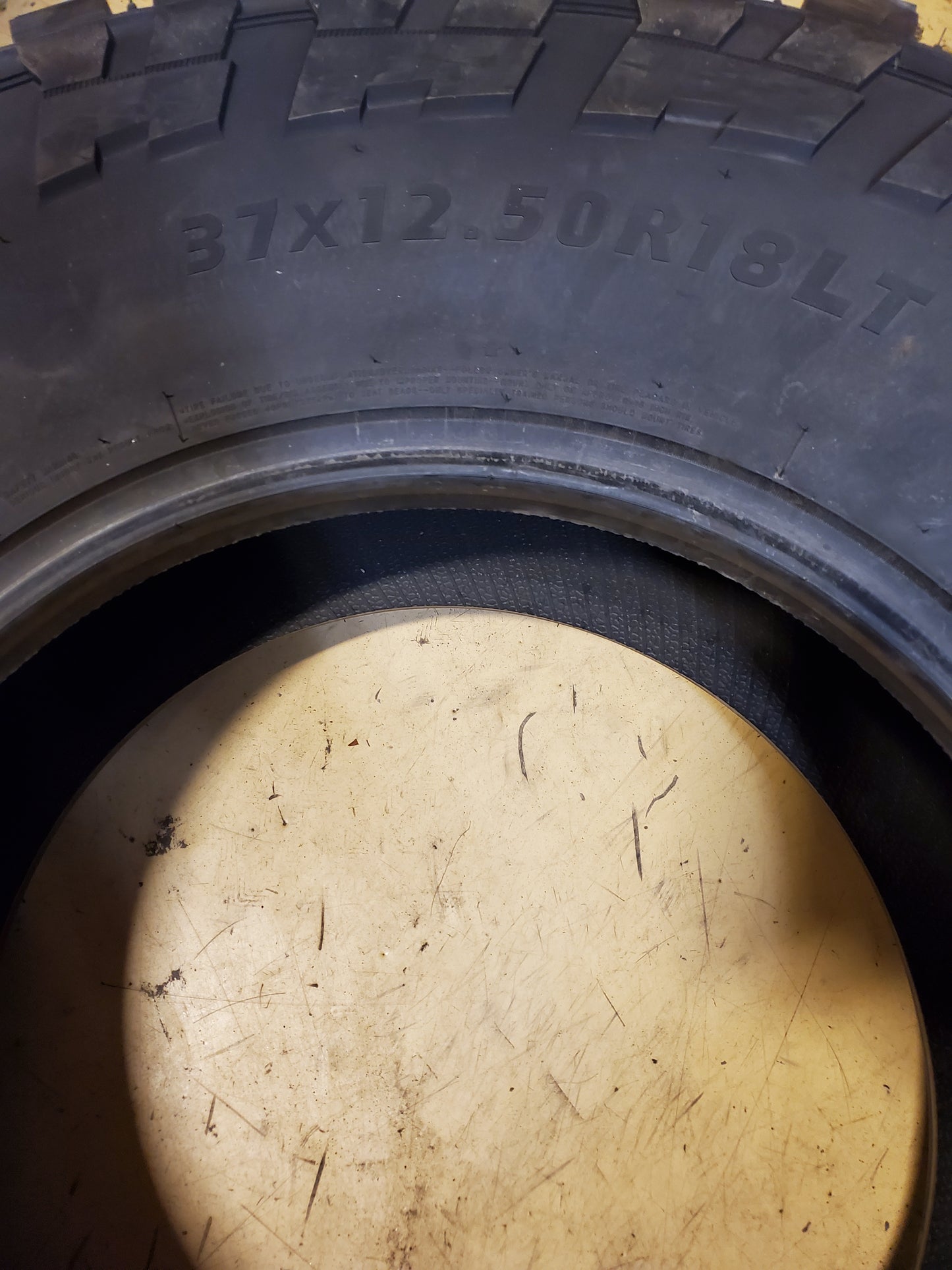 ROVELO RIDGETRAK R/T RT01 BSW LT 37 12.5 18 128Q 10PLY RUGGED TIRE 1600410K