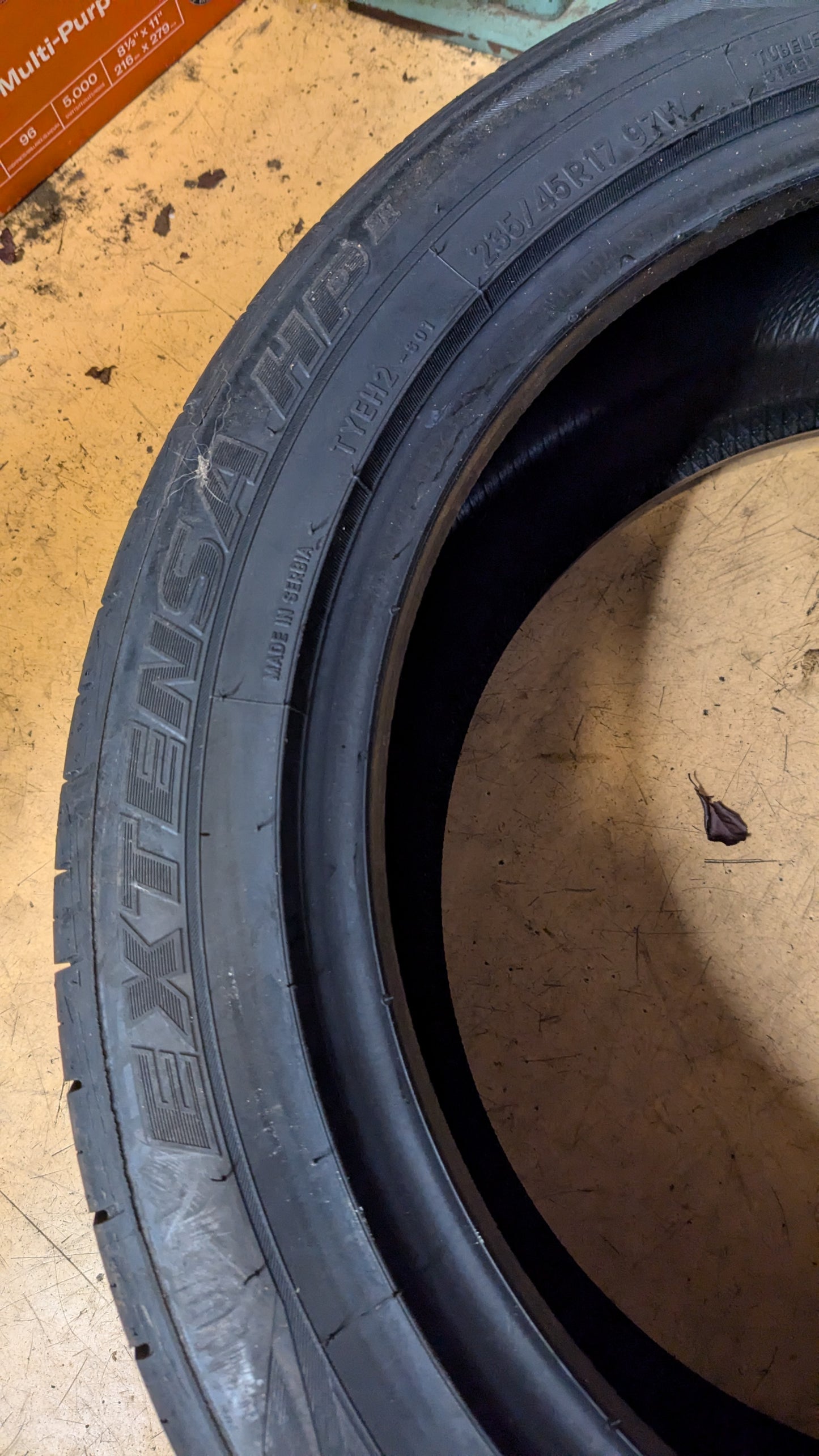 2 TOYO EXTENSA HP 2 BSW P 235 45 17 97W XL ALL SEASON TIRE 196120