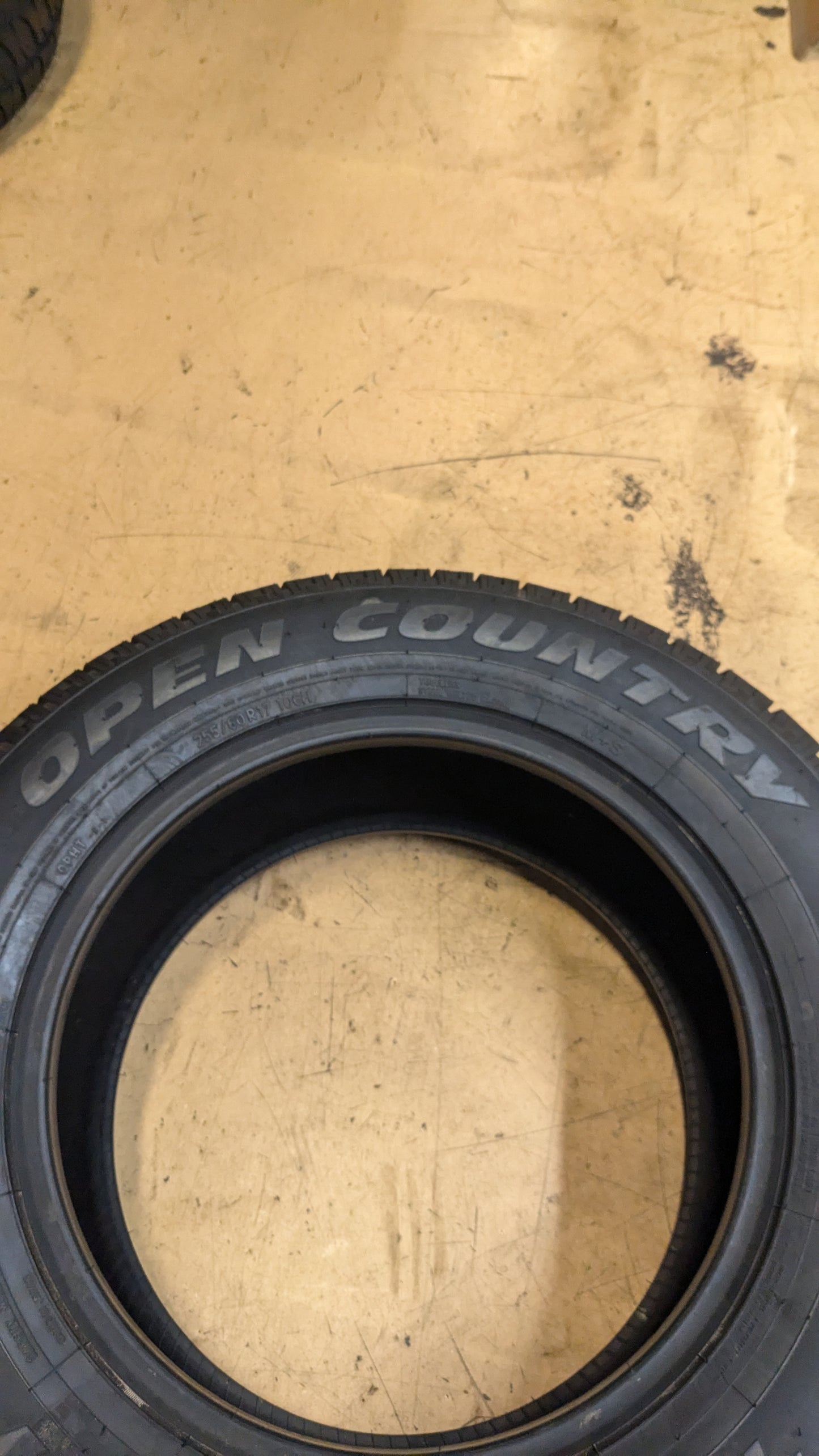 NOS TOYO OPEN COUNTRY H/T BSW P 255 60 17 106H HIGHWAY TERRAIN TIRE 362500