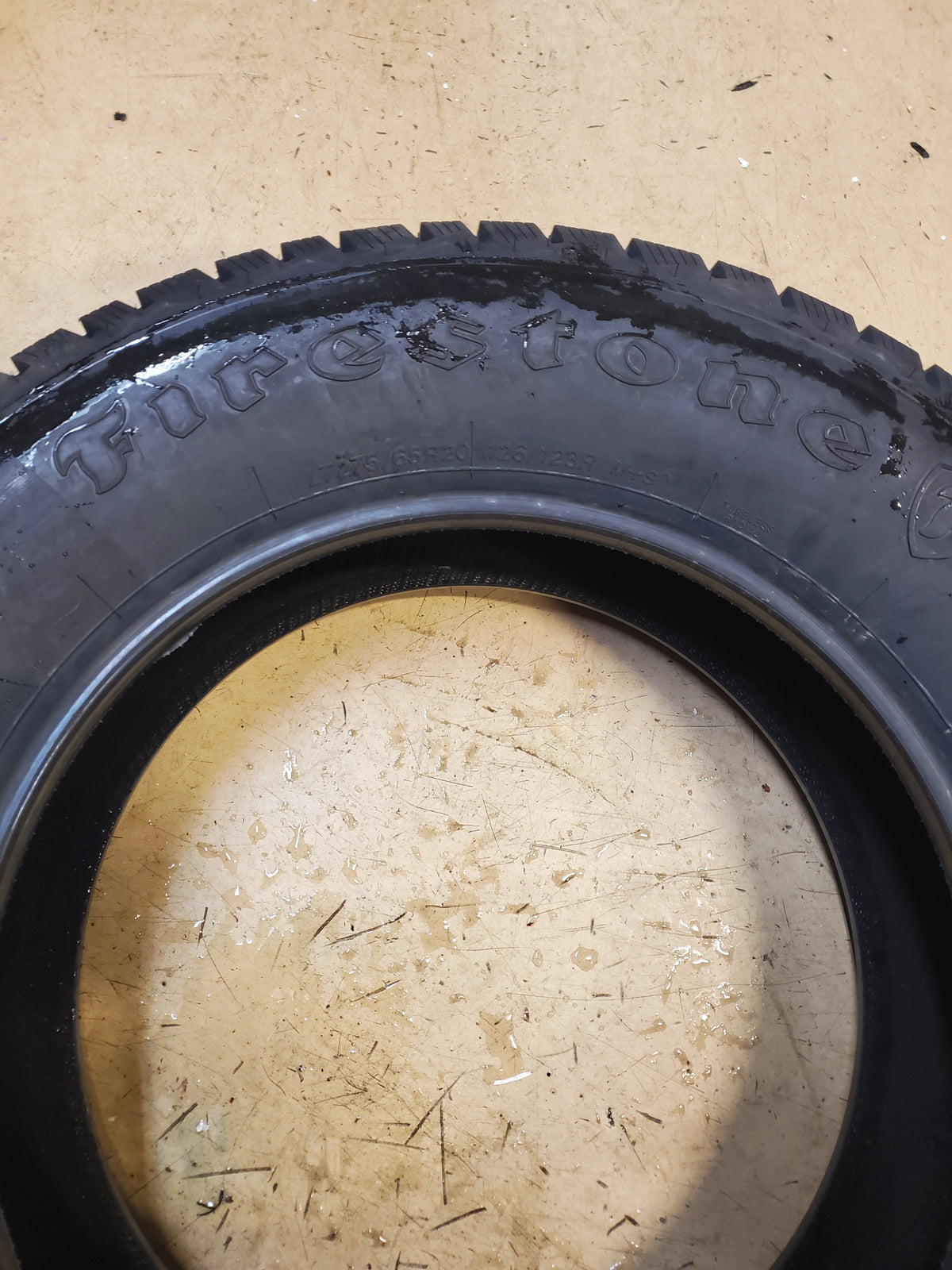 FIRESTONE WINTERFORCE LT STUDDED LT 275 65 20 126/123R 10PLY WINTER TIRE 232871
