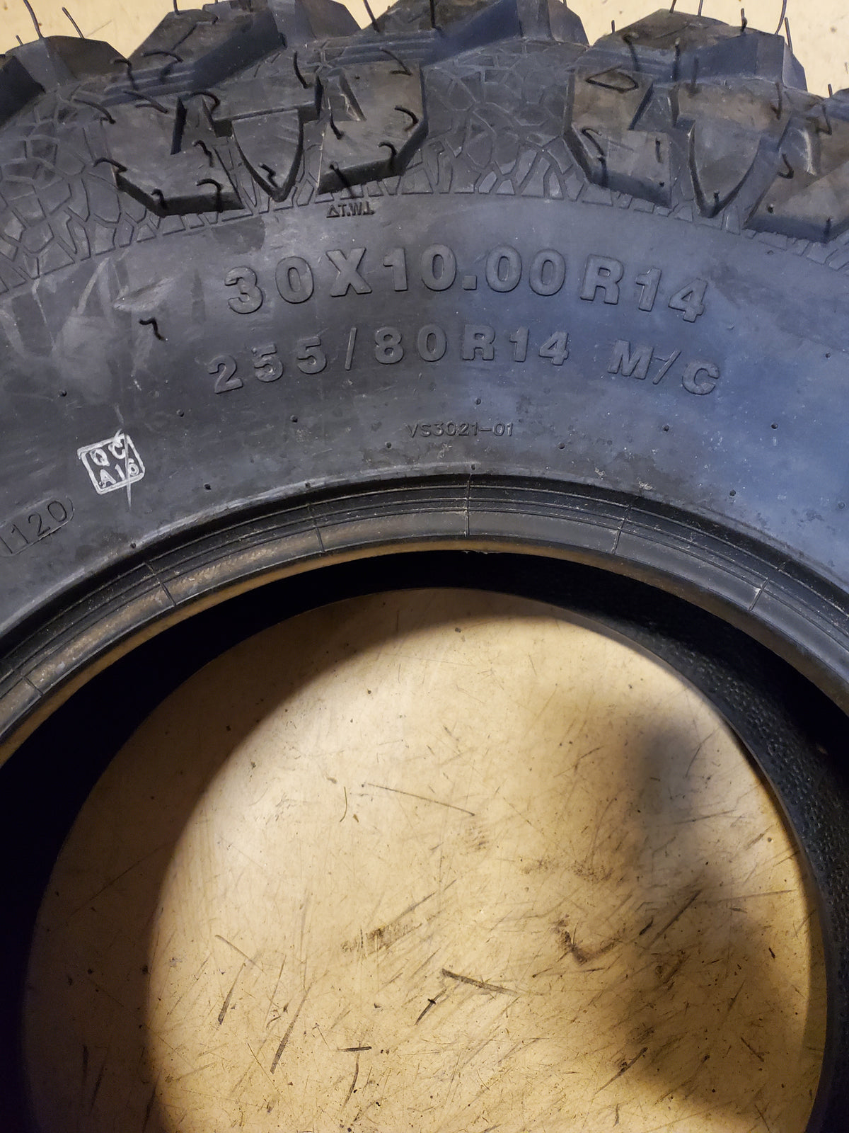 NOS RAGE THUNDER BSW 30 10 14 80J 8PLY ATV/UTV TIRE DTC30213010148R