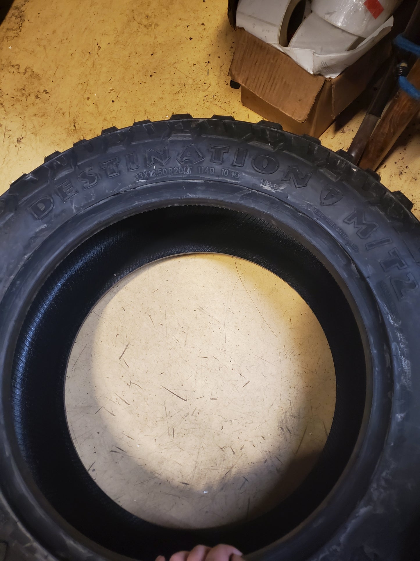 FIRESTONE DESTINATION M/T2 BSW LT 33 12.5 20 114Q 10PLY MUD TIRE 003813