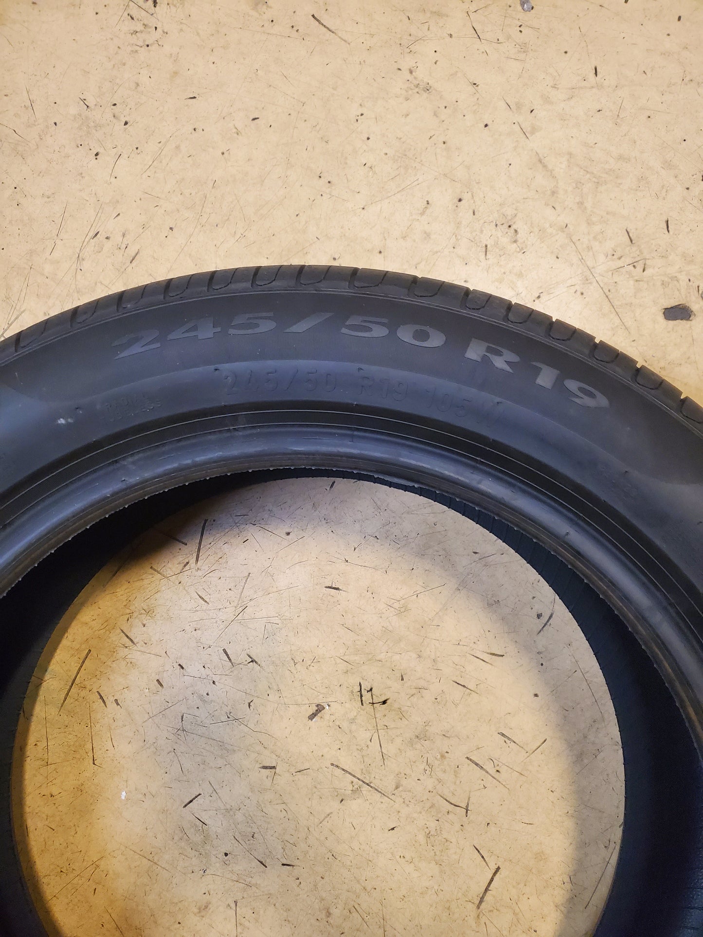 4 PIRELLI CINTURATO P7 RFT BSW P 245 50 19 105W XL UHP TIRE 2671600