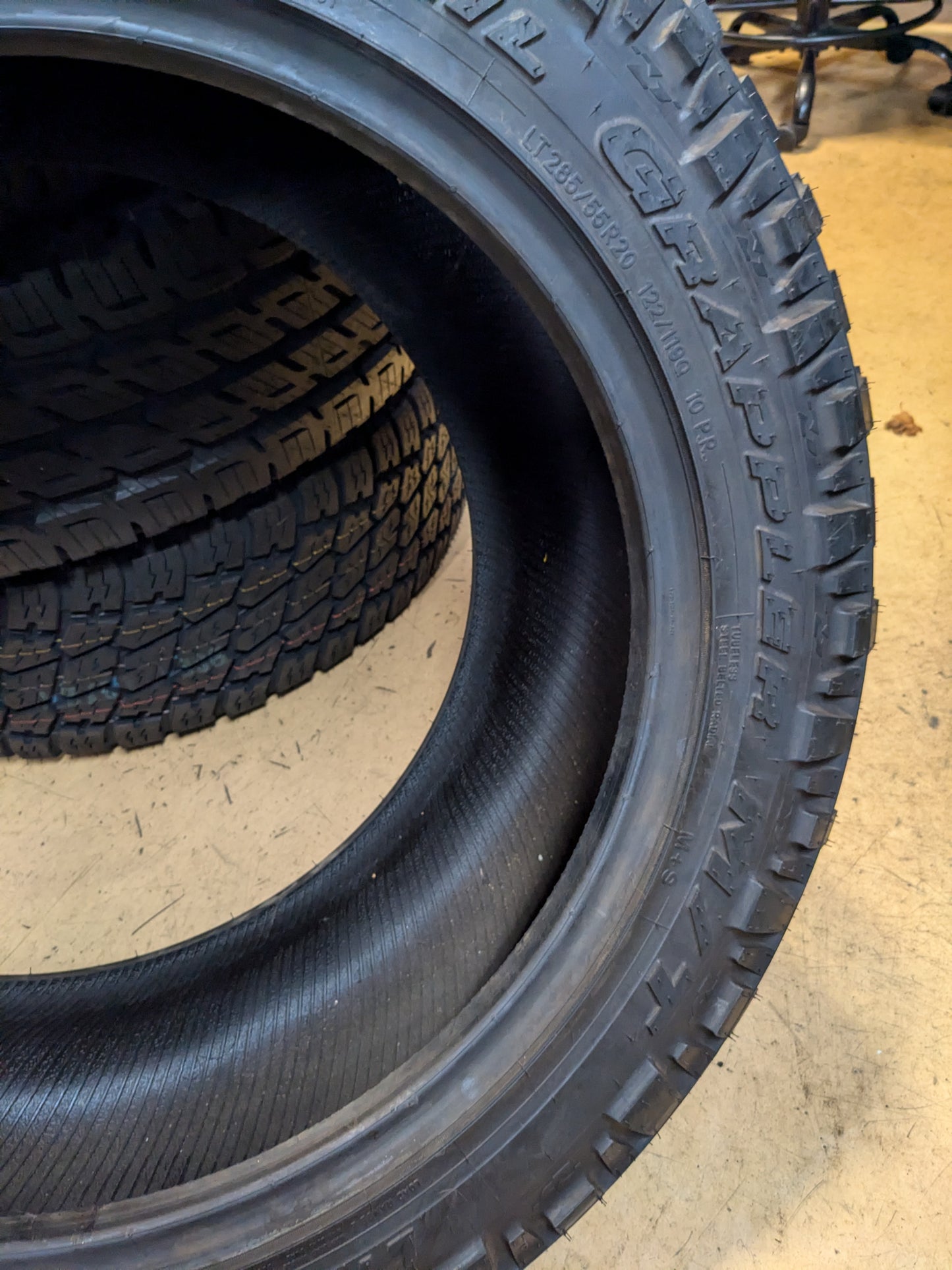 NITTO TRAIL GRAPPLER M/T BSW LT 285 55 20  122/119Q 10PLY MUD TERRAIN TIRE 206830