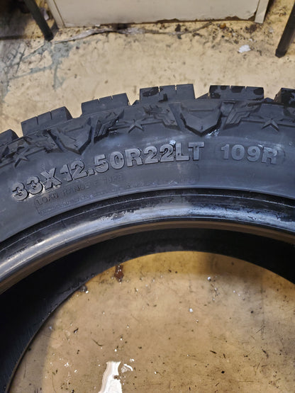 PREDATOR NEW MUTANT X-AT BSW LT 33 12.5 22 109R 10PLY ALL TERRAIN TIRE PRXAT32