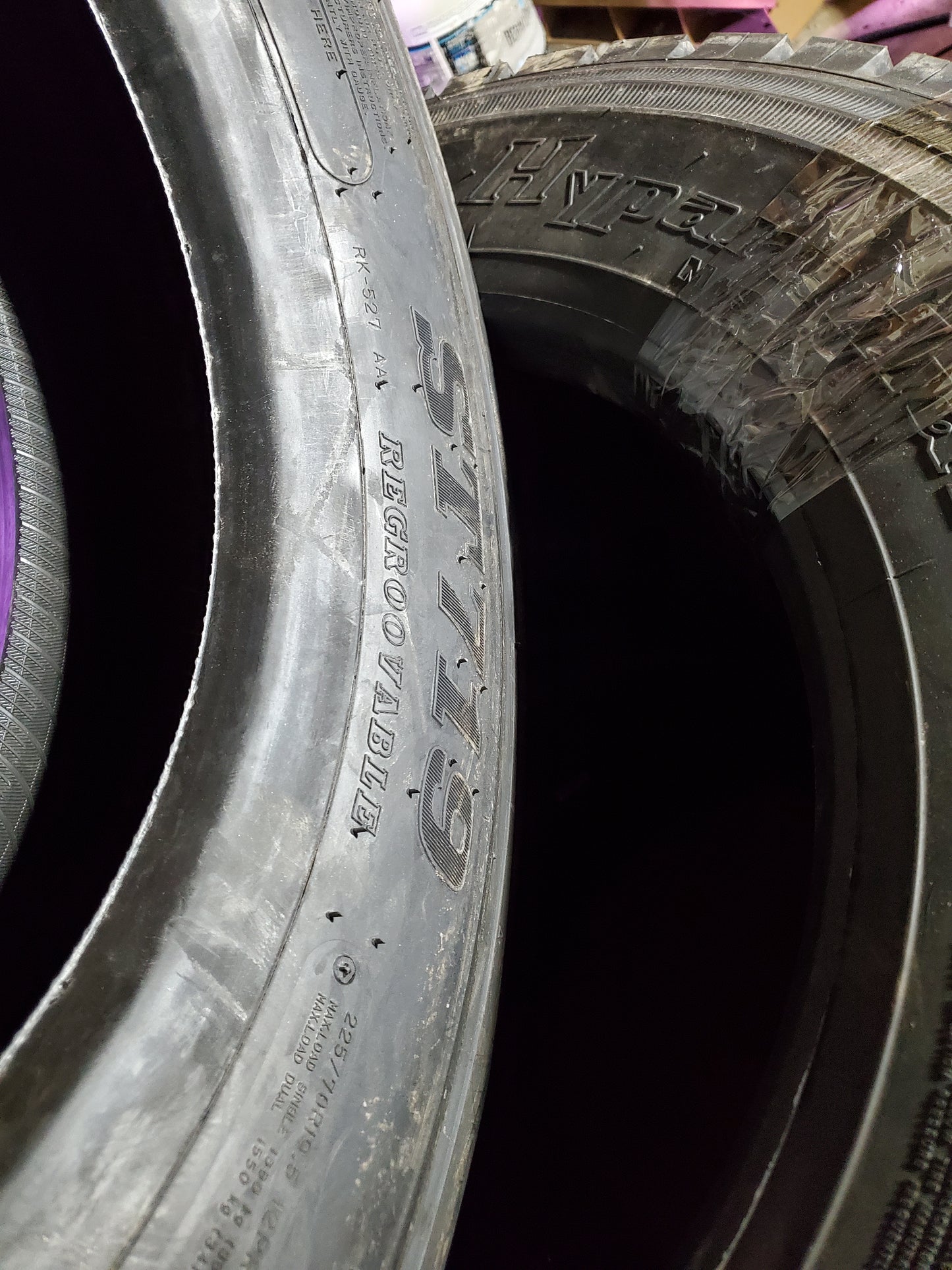 SUMITOMO ST719 BSW LT 225 70 19.5 125/123N 12PLY COMMERCIAL TIRE 5533472