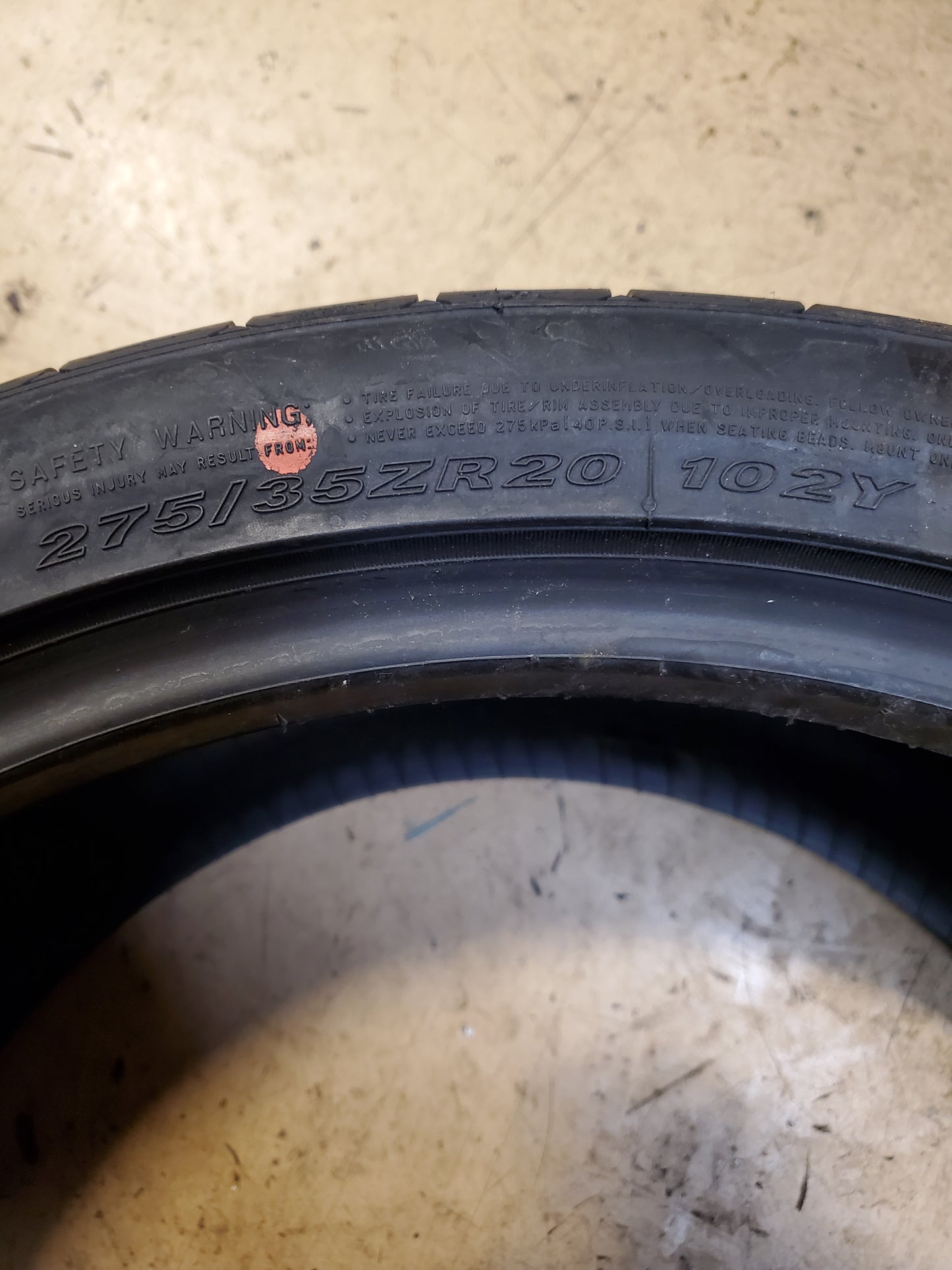 NEXEN NFERA AU7 BSW P 27 35 20 102Y UHP TIRE 15625NXK