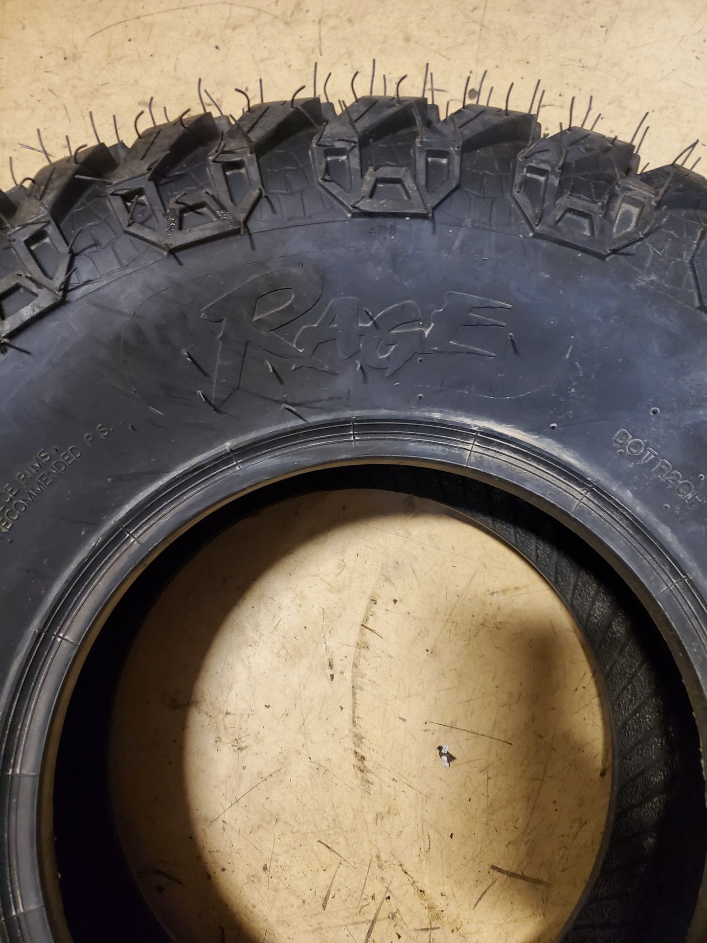 NOS RAGE STORM BSW 27 9 12 67J 6PLY ATV/UTV TIRE DTC3020279126R