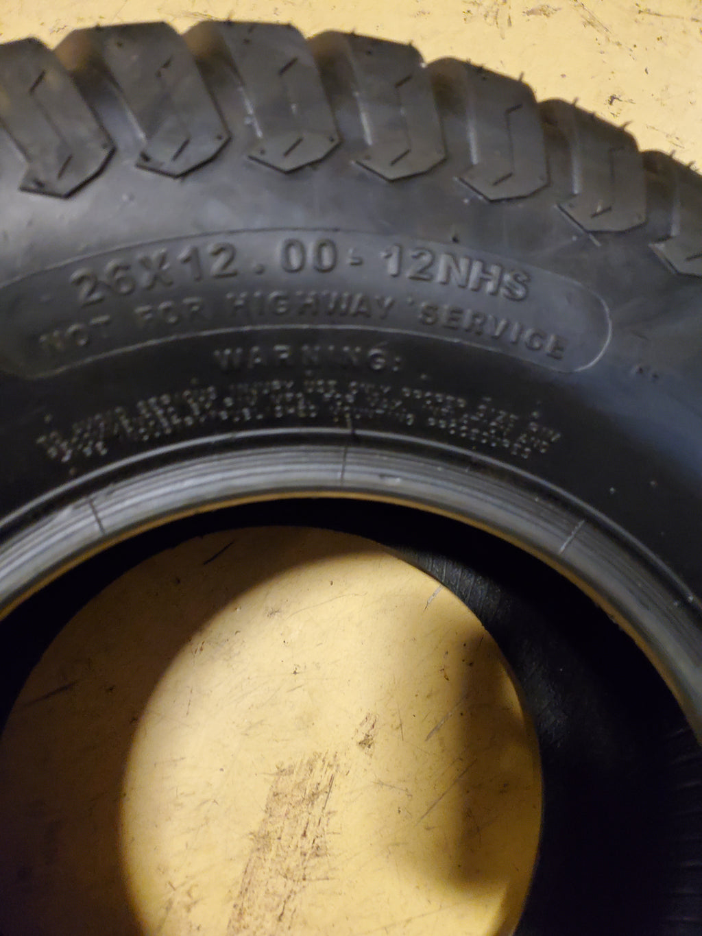 OTR GRASSMASTER 100A3 BSW 26 12 12 4PLY ALL SEASON TIRE T80426120012