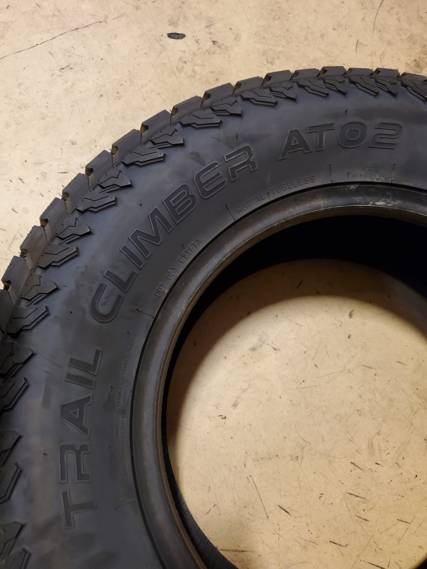 2 SUMMIT TRAIL CLIMBER AT02 BSW P 265 70 17 115S ALL TERRAIN TIRE 20908
