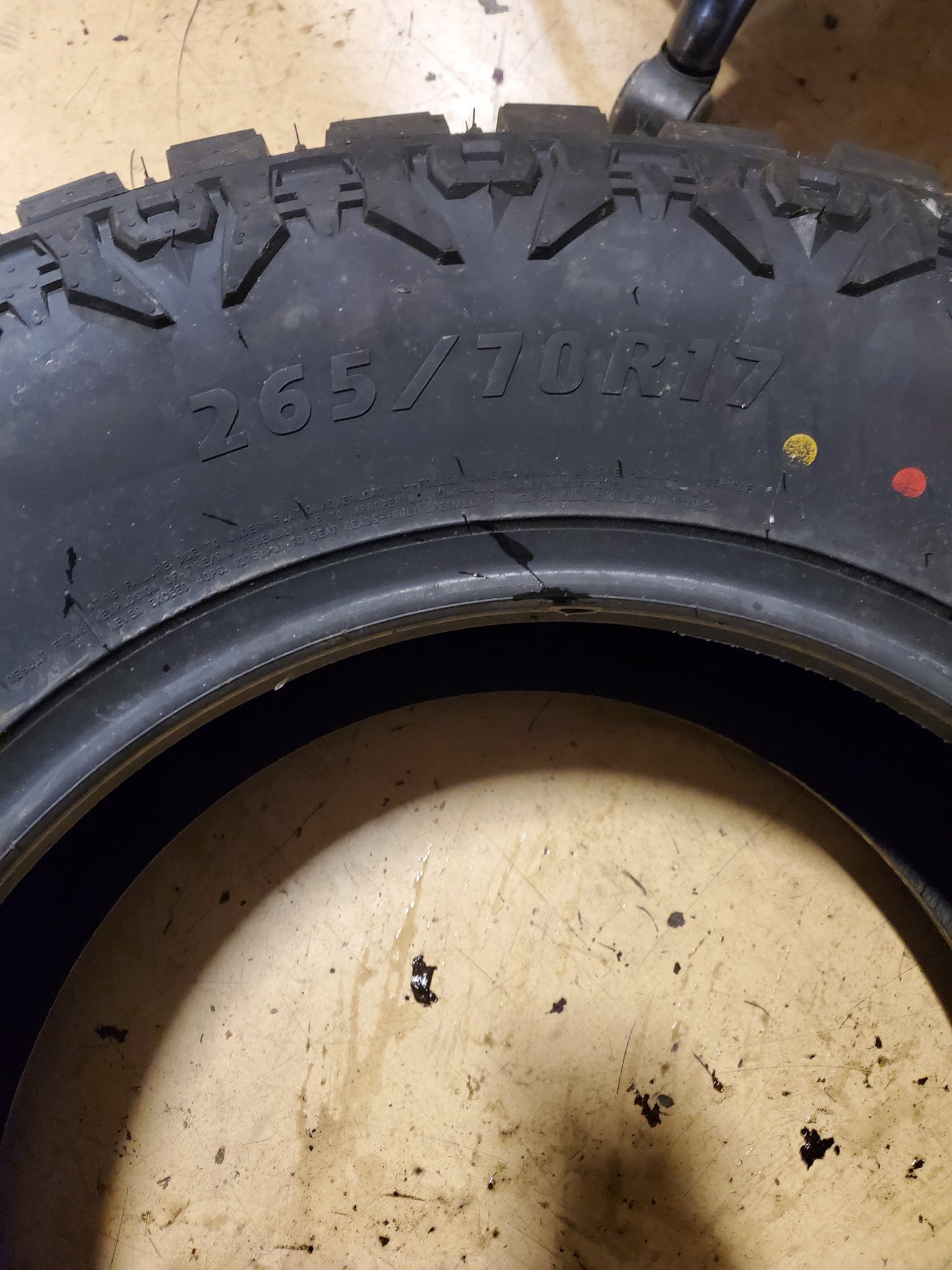 SUMMIT TRAIL CLIMBER RT BSW P 265 70 17 115T XL RUGGED TIRE 1600698