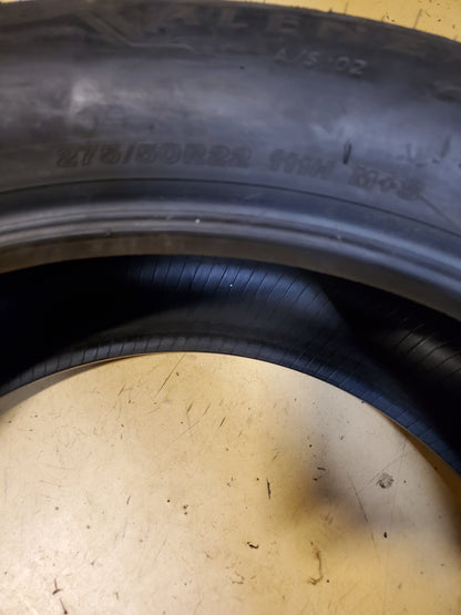 USED 10/32" BRIDGESTONE ALENZA A/S 02 P 275 50 22 111H ALL SEASON TIRE 008922