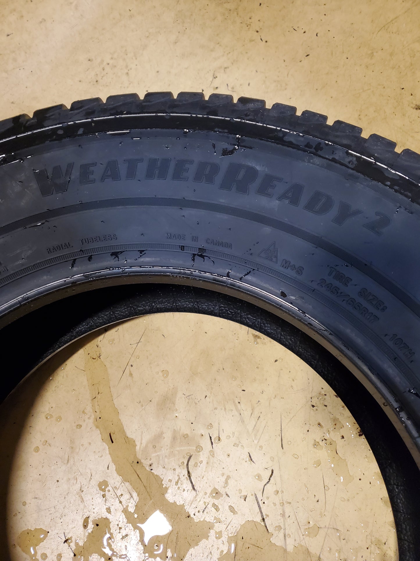 GOODYEAR ASSURANCE WEATHERREADY 2 P 245 65 17 107H ALL WEATHER TIRE 767091673
