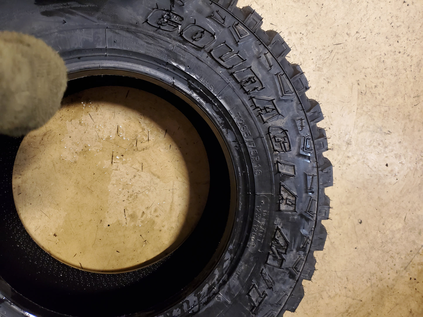 FEDERAL COURAGIA M/T BSW LT 265 75 16 123/120Q 10PLY MUD TIRE 46FE64FA