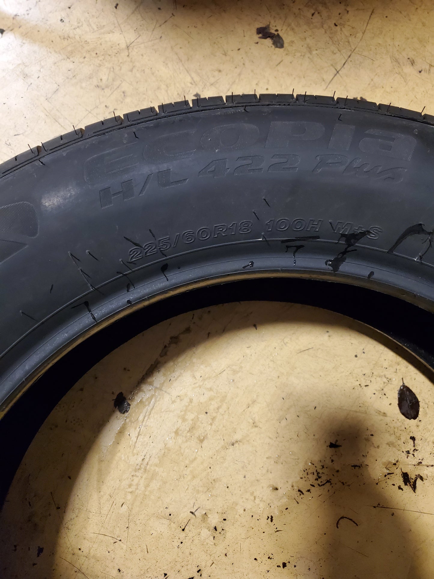 BRIDGESTONE ECOPIA H/L 422 PLUS BSW P 225 60 18 100H ALL SEASON TIRE 004909