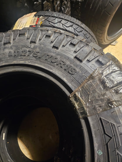 2 NITTO TRAIL GRAPPLER MT LT  275 70 18 125/122Q LRE 10PLY MUD TERRAIN TIRES 205870