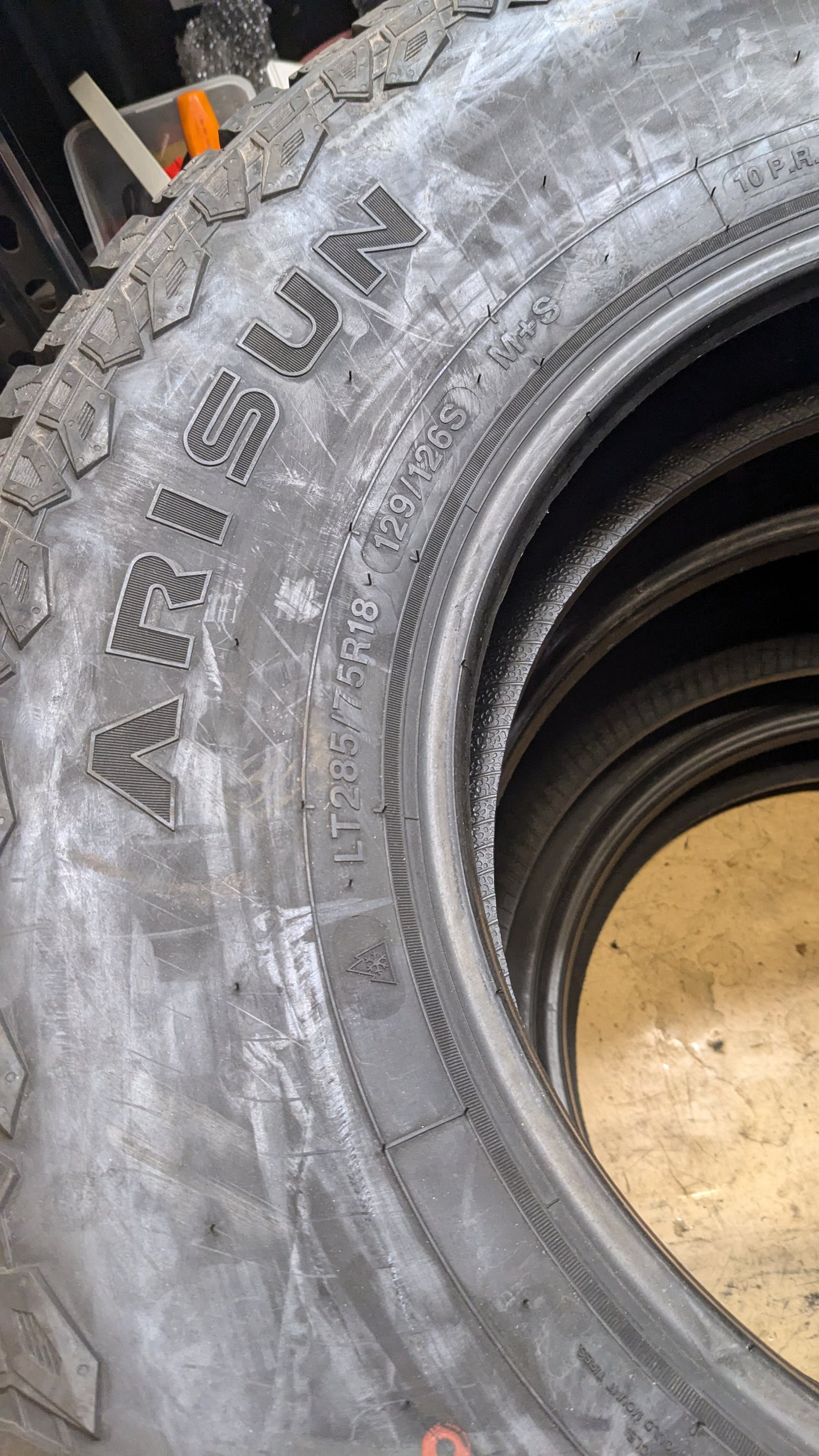 ARISUN ARESTA A/T ZG06 BSW LT 285 75 18 129/126S 10PLY ALL TERRAIN TIRE TH85987