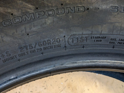 MICKEY THOMPSON BAJA BOSS A/T BSW P 275 60 20 115T SL ALL TERRAIN TIRE 90000049723