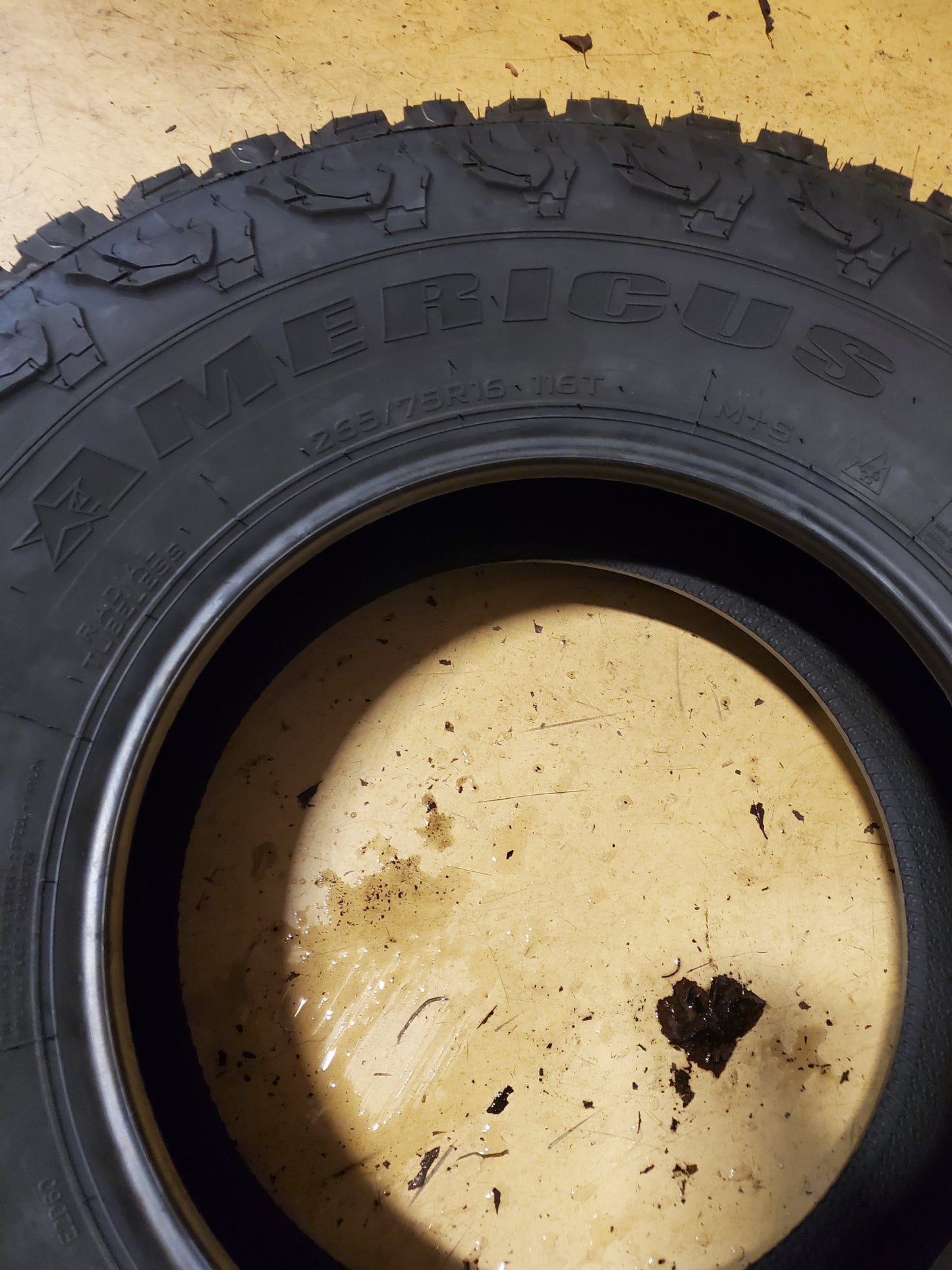 AMERICUS RUGGED A/TR BSW P 265 75 16 116T ALL TERRAIN TIRE AMD1705