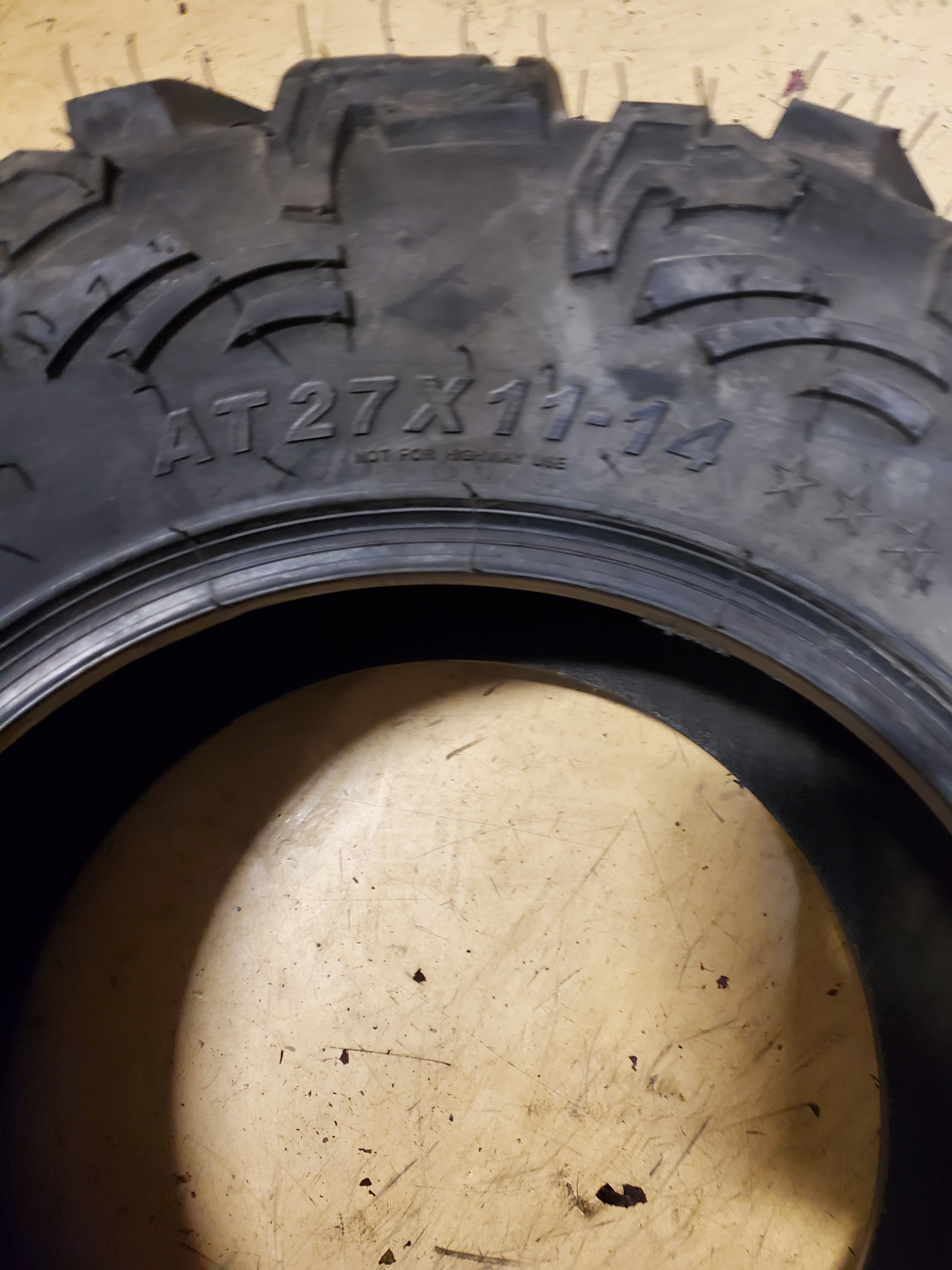 MASSFX BSW AT 27 11 14 75J 6PLY ATV/UTV TIRE M271114