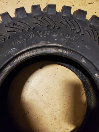 QUADBOSS QBT448 BSW AT 25 8 12 43J 6PLY ATV/UTV TIRE 609339