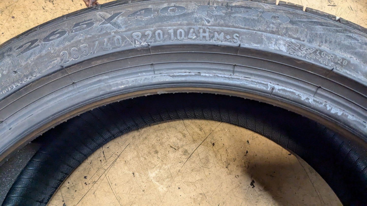 4 PIRELLI CINTURATO P7 ALL SEASON BSW P 265 40 20 104H XL ALL SEASON TIRE 2636500