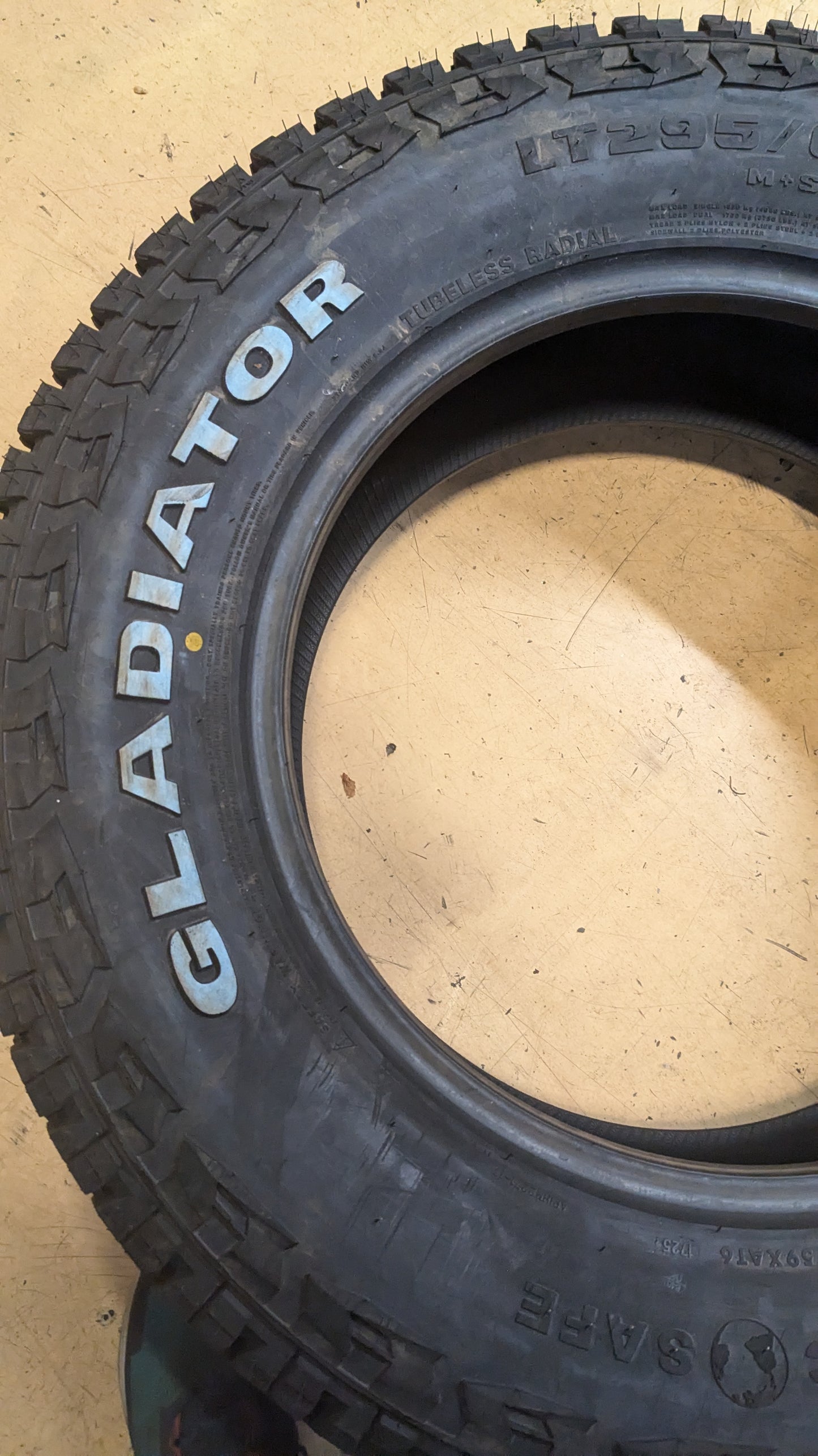 GLADIATOR X COMP A/T BSW LT 295 65 20 129/126S 10PLY ALL TERRAIN TIRE 1932360693