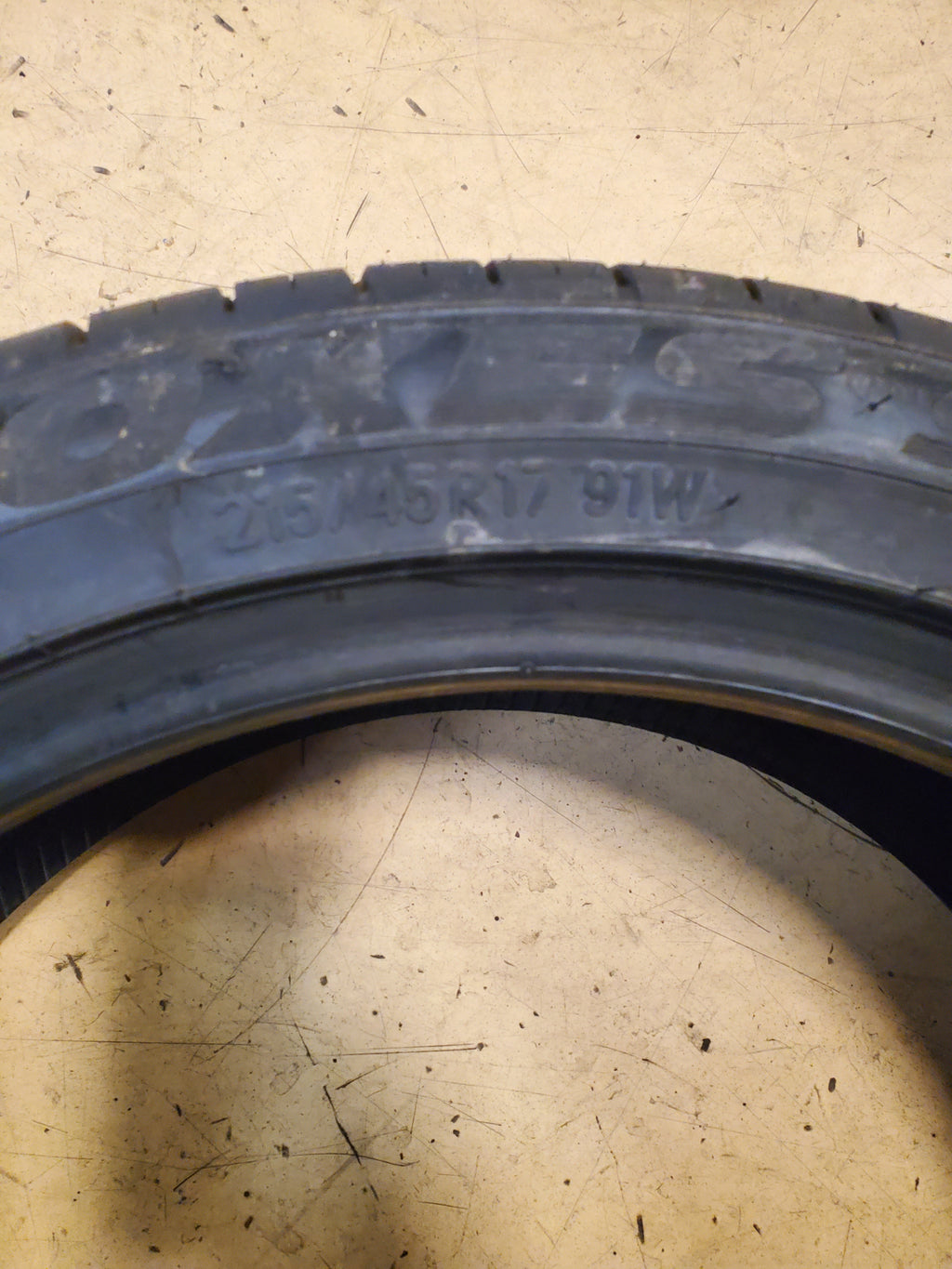 TOYO PROXES SPORT A/S BSW P 215 45 17 91W XL UHP TIRE 214110