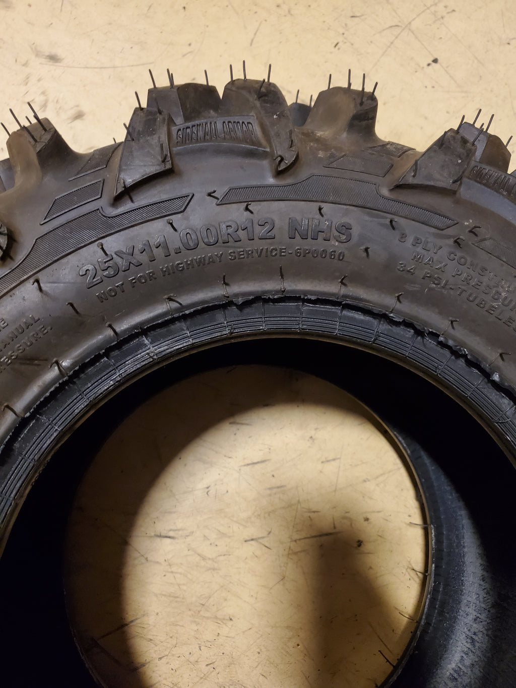 NOS ITP BLACK WATER EVOLUTION BSW 25 11 12 8PLY ATV/UTV TIRE ITBW251112