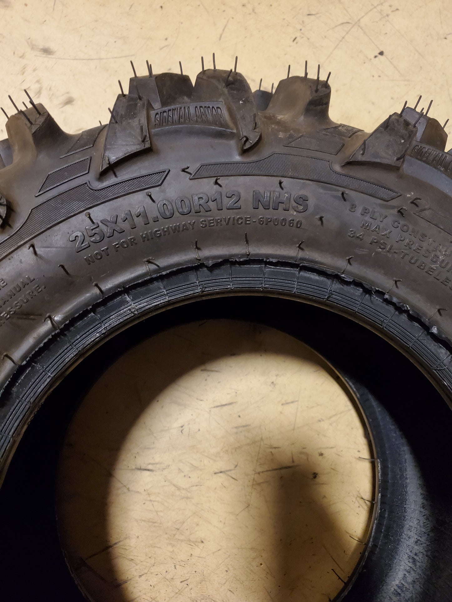 NOS ITP BLACK WATER EVOLUTION BSW 25 11 12 8PLY ATV/UTV TIRE ITBW251112