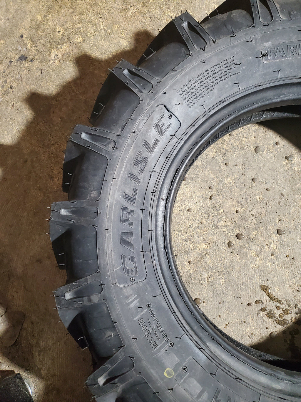 CARLISLE FARM SPECIALIST TB BSW  8 16 91A8 8PLY TRACTOR TIRE 6X174038